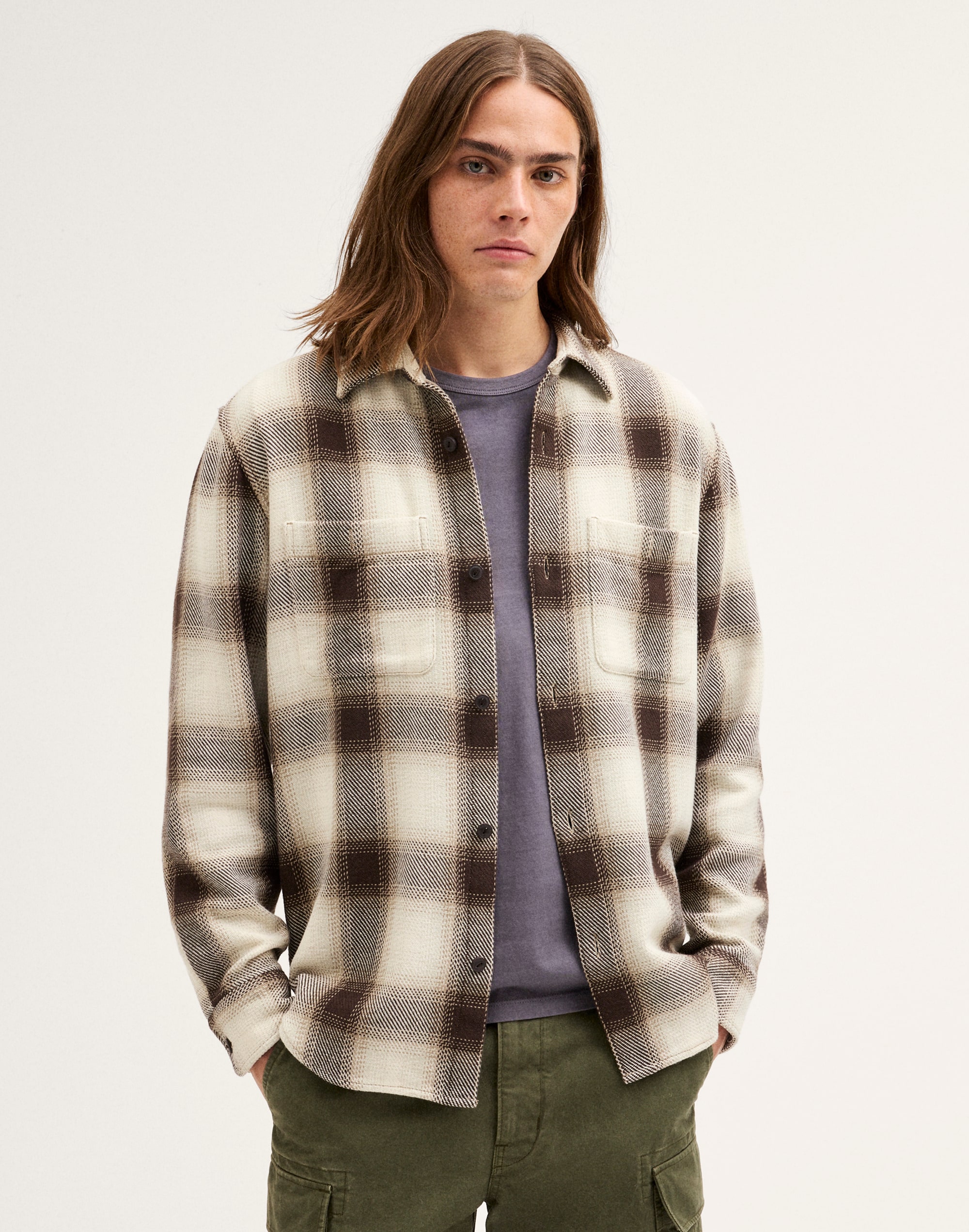 Button-Up Shirt in Midweight Flannel