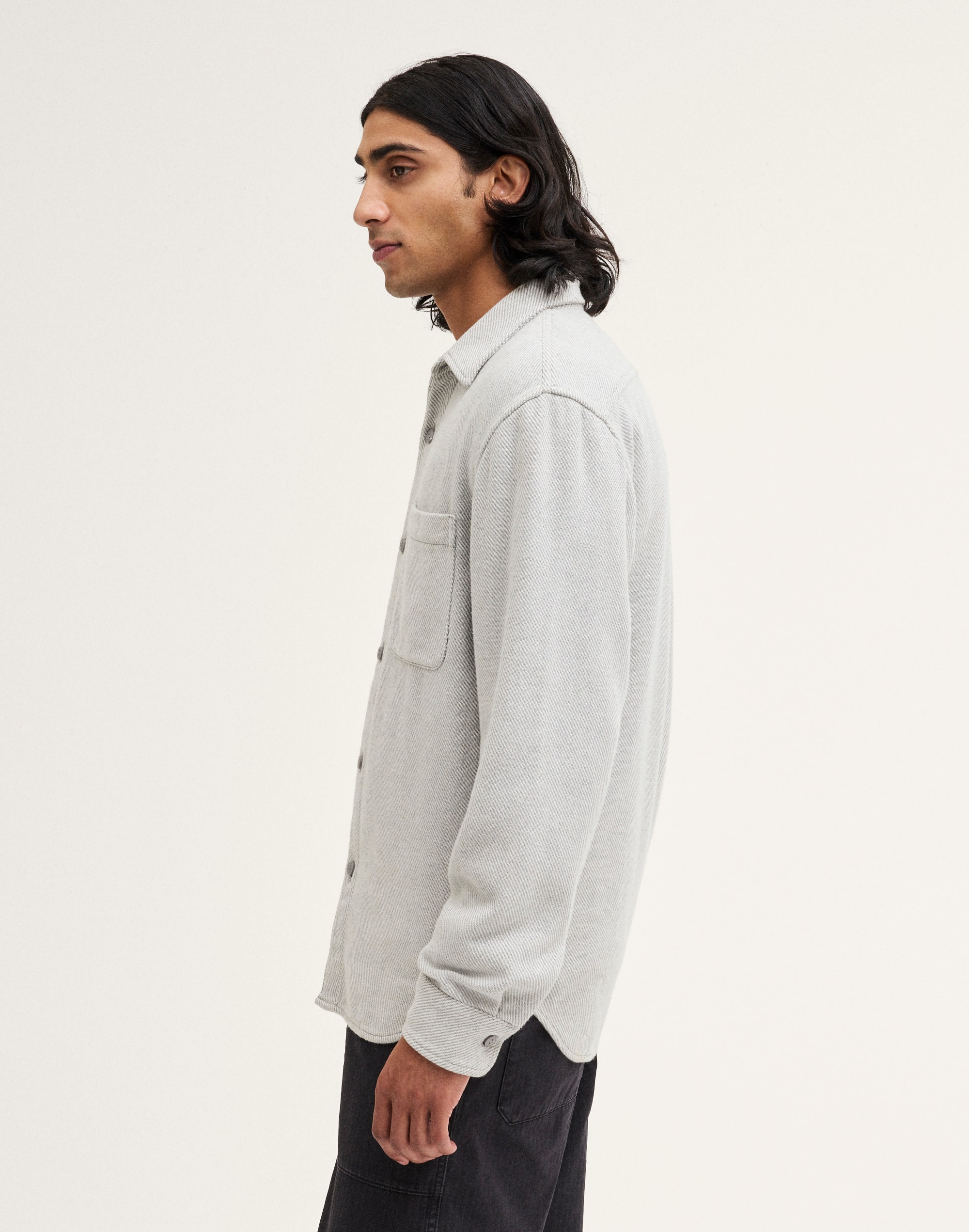 Button-Up Shirt in Midweight Flannel