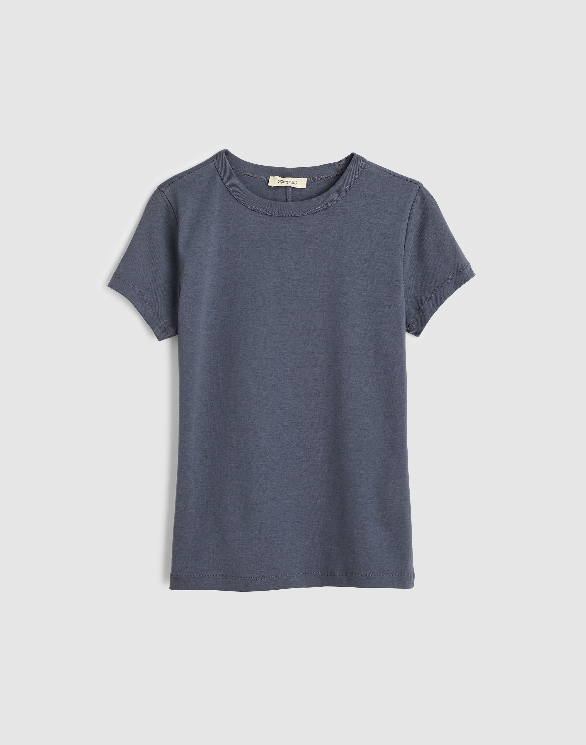 The '90s Crewneck Tee in Compact Cotton