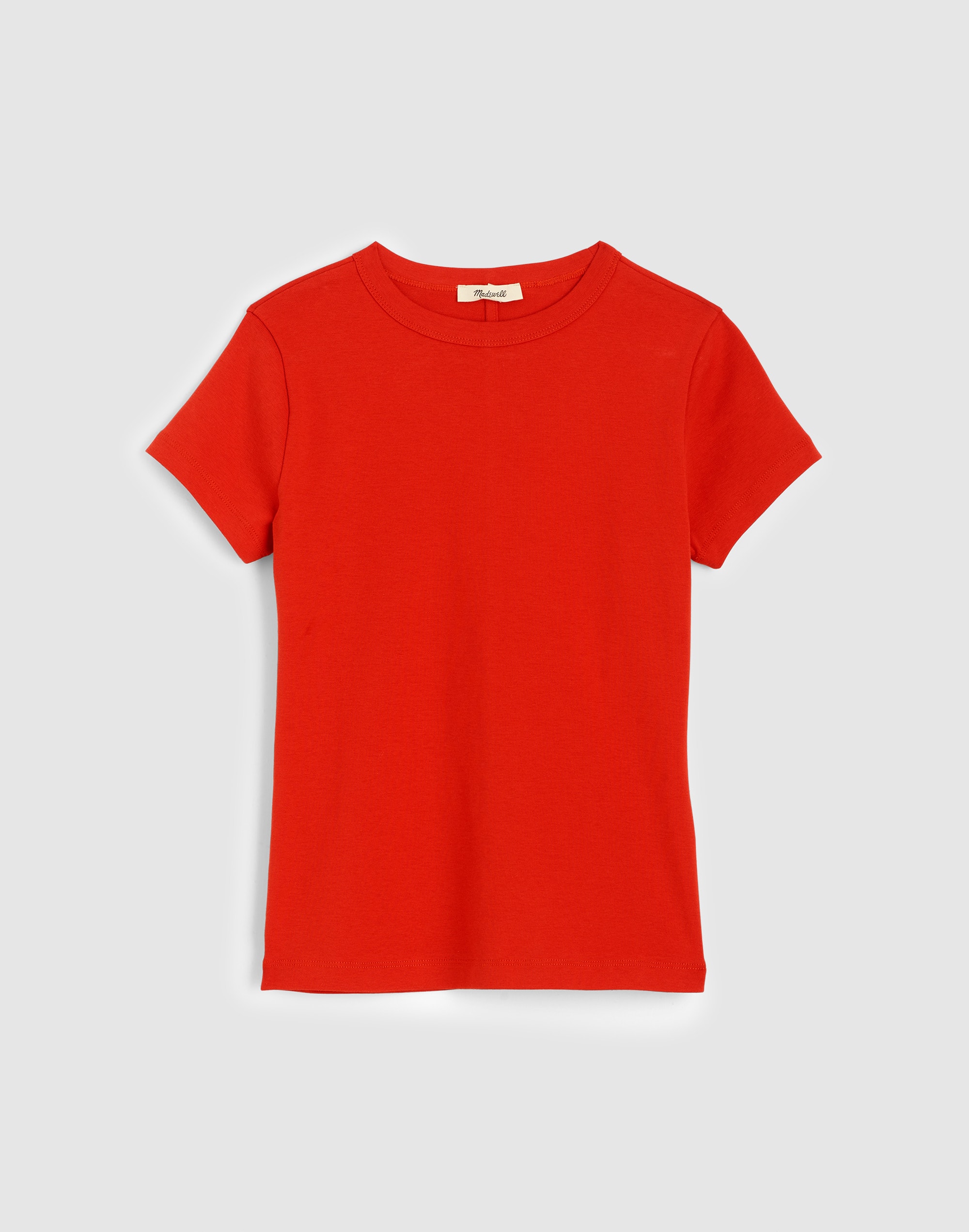 The '90s Crewneck Tee in Compact Cotton