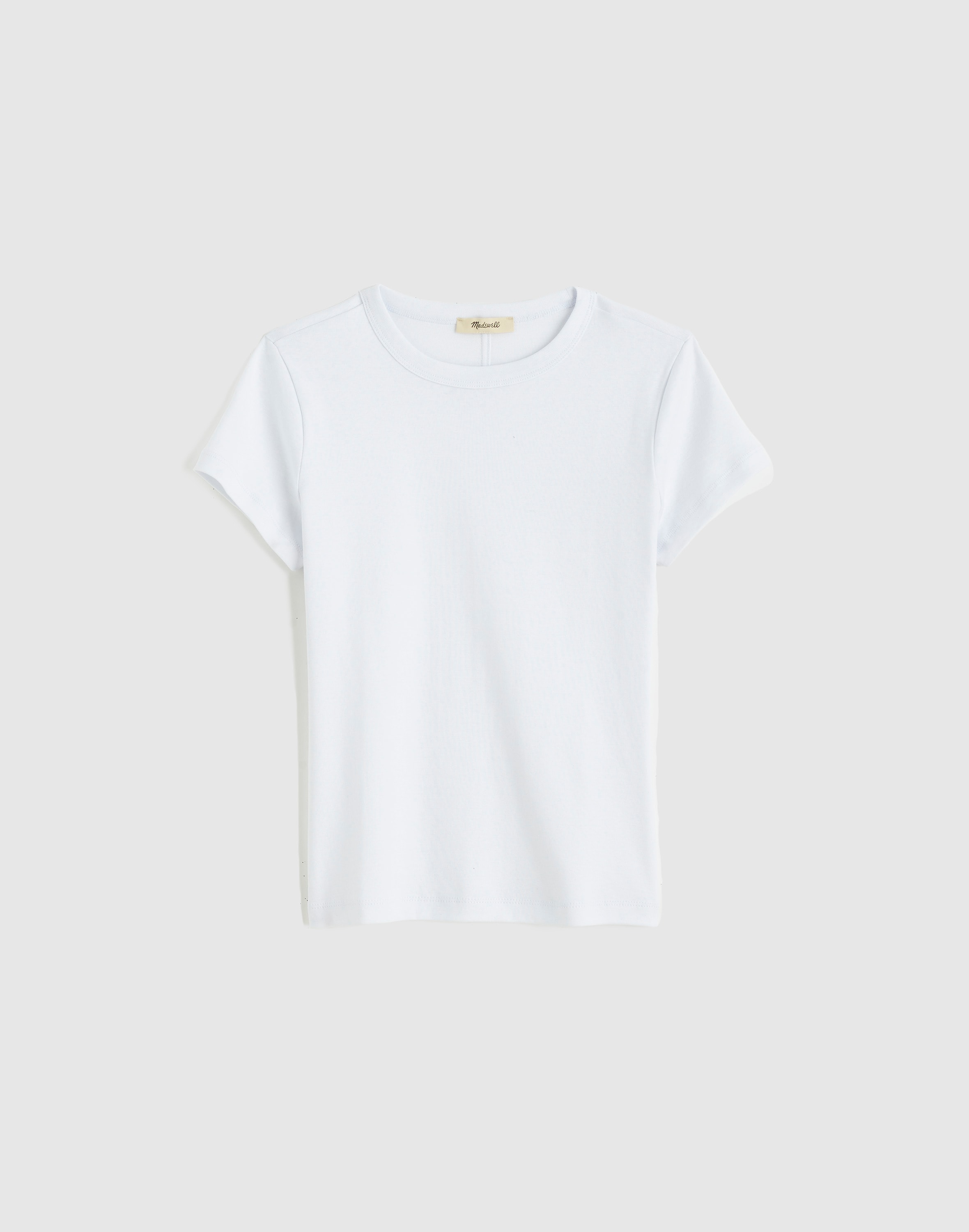 The '90s Crewneck Tee in Compact Cotton