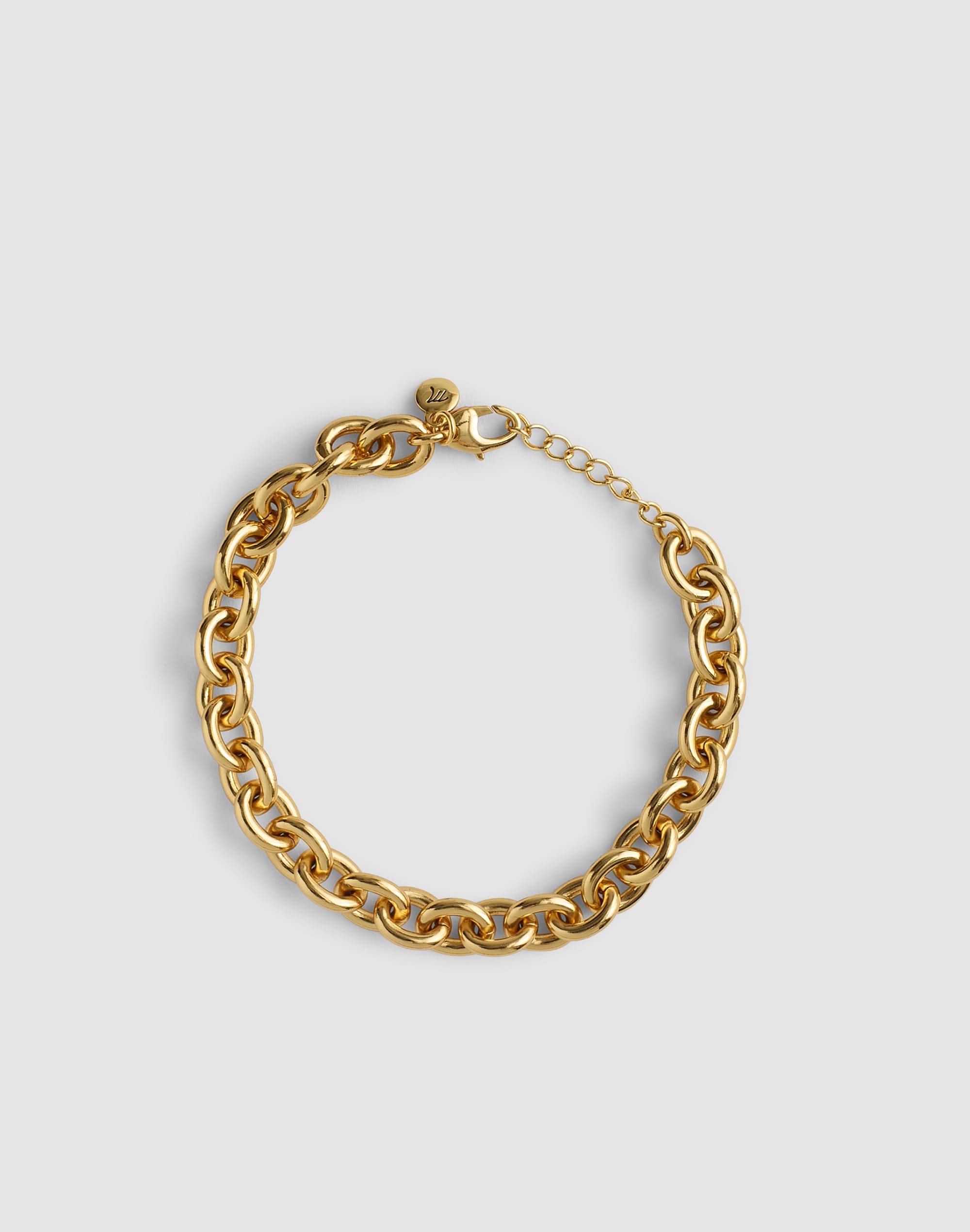 Madewell Chunky Oval Chain Bracelet In Gold