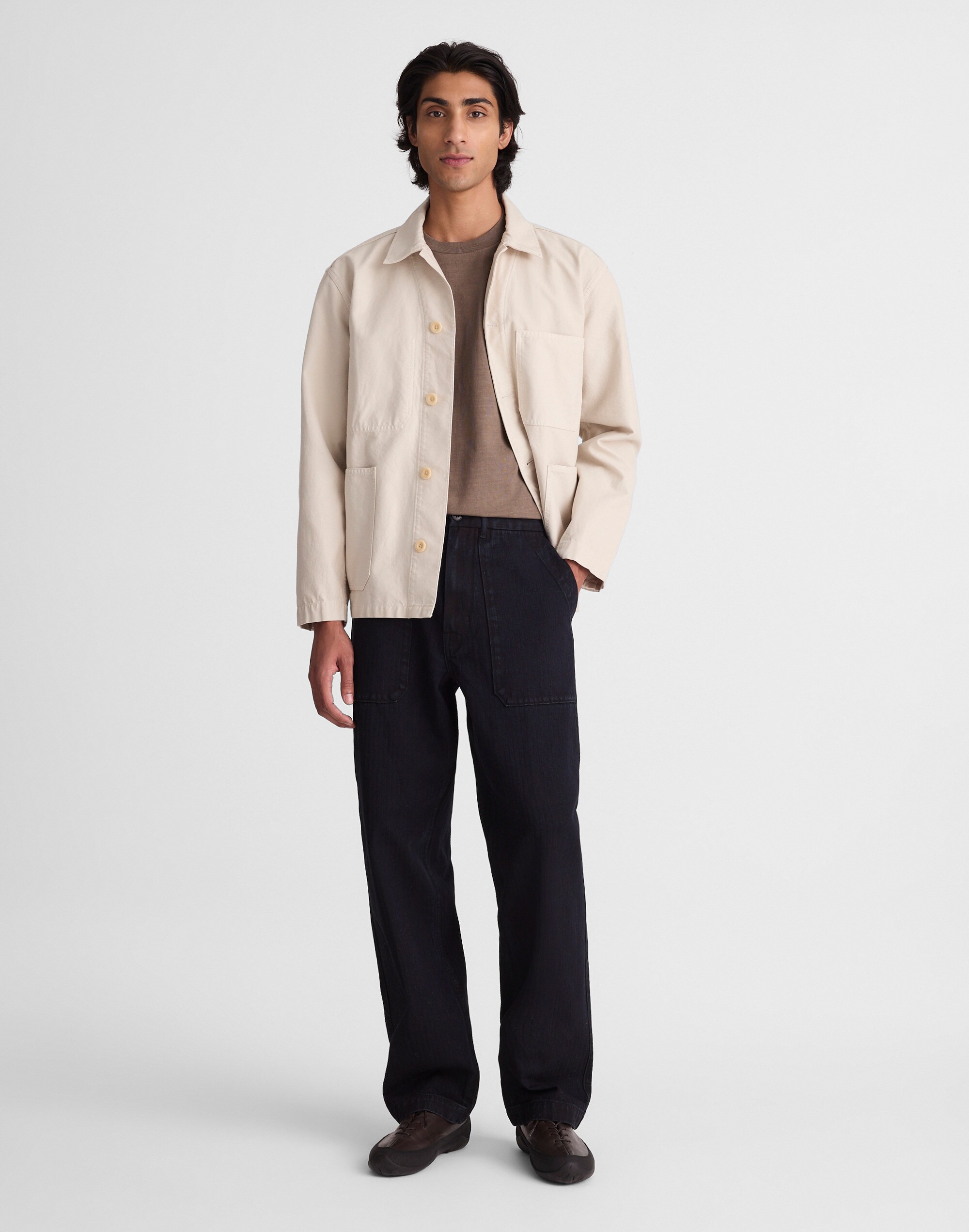 Fatigue Pants in Indigo Herringbone