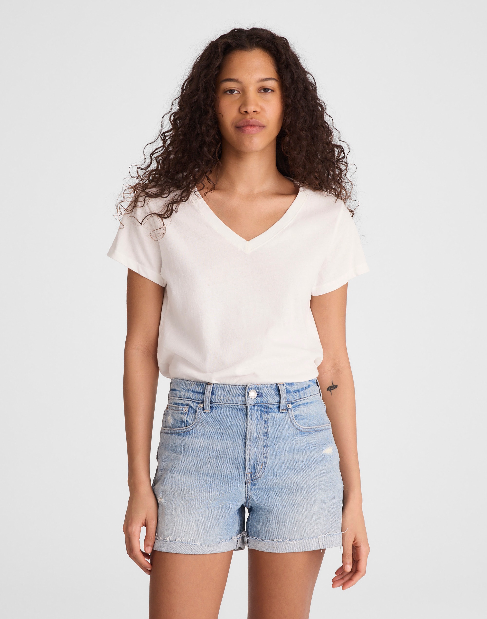 The Perfect Vintage Mid-Length Jean Short