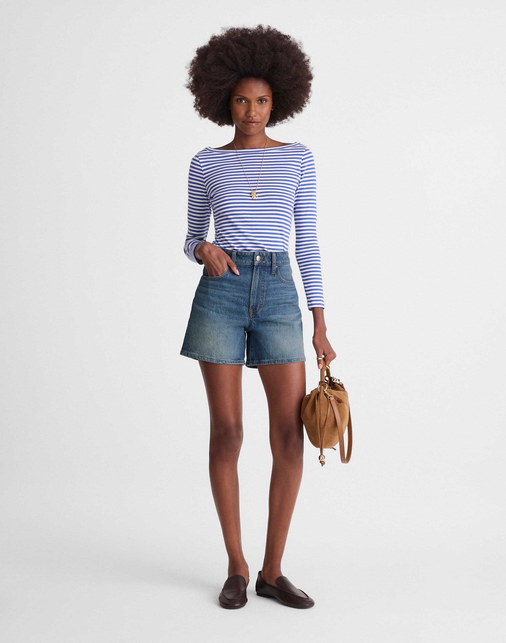 The Perfect Vintage Mid-Length Jean Short