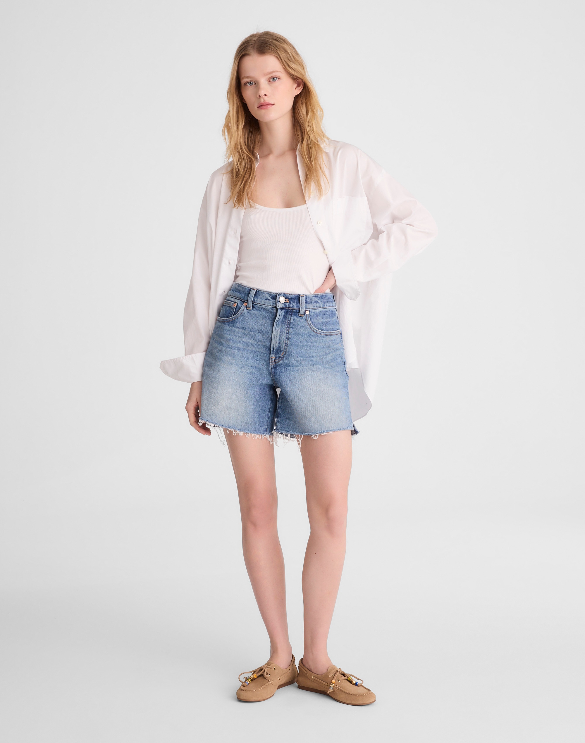 The Perfect Vintage Mid-Length Jean Short
