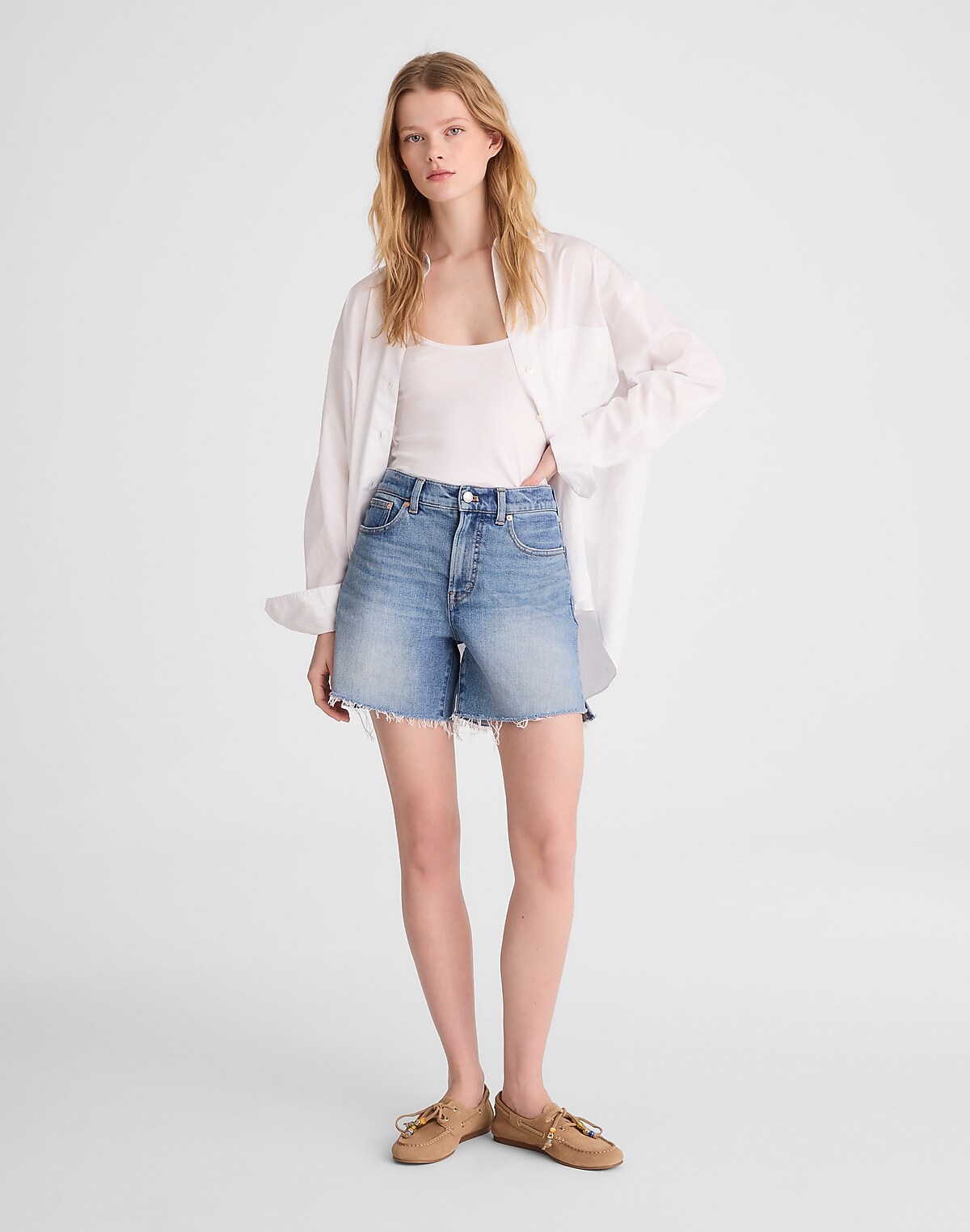 The Perfect Vintage Mid-Length Jean Short