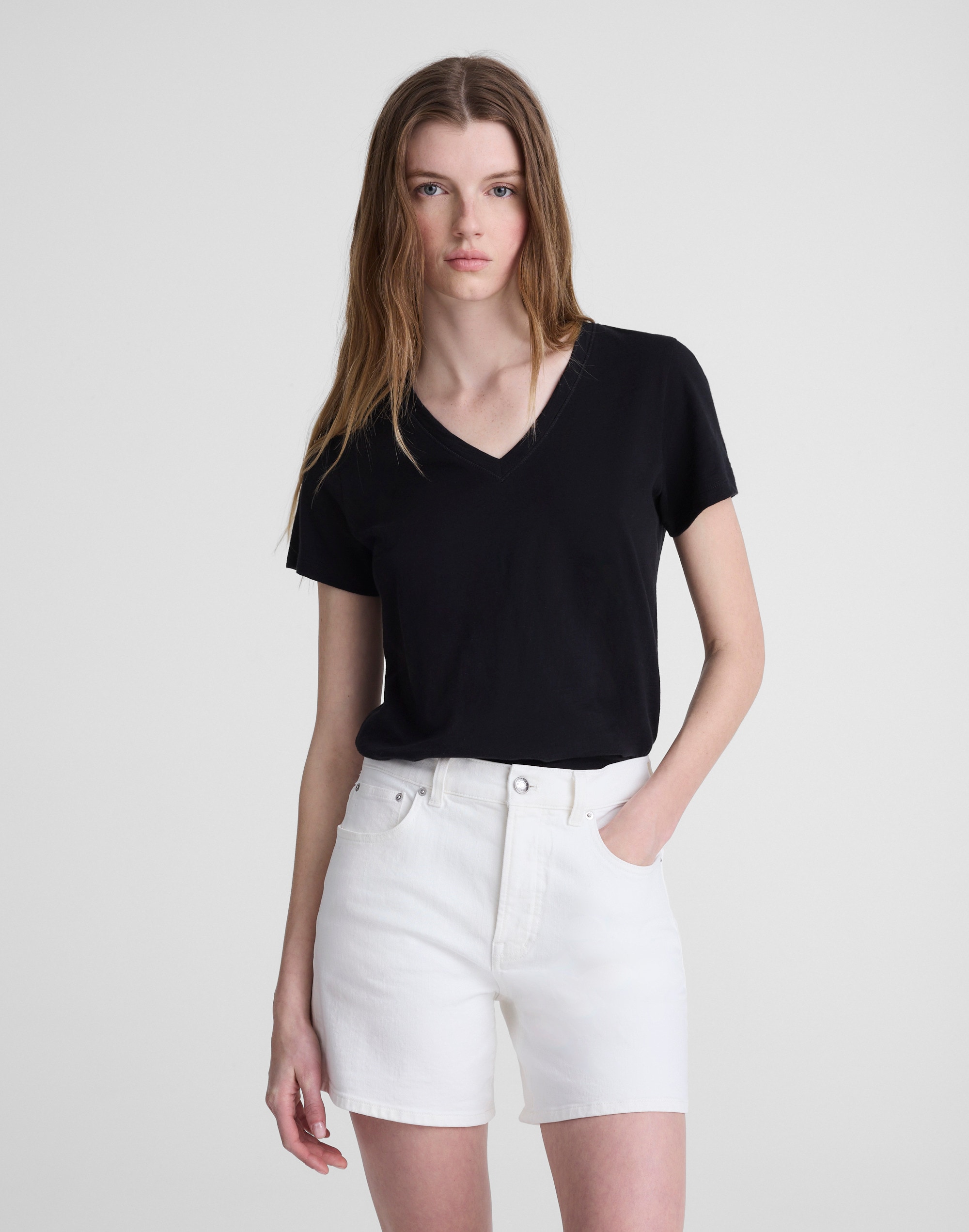 the perfect vintage mid-length short