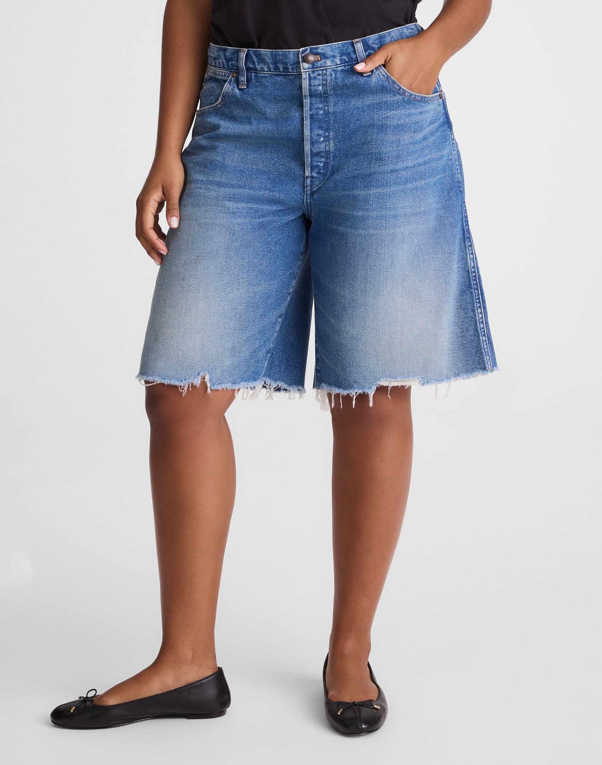 The Curvy Essex Long Baggy Short