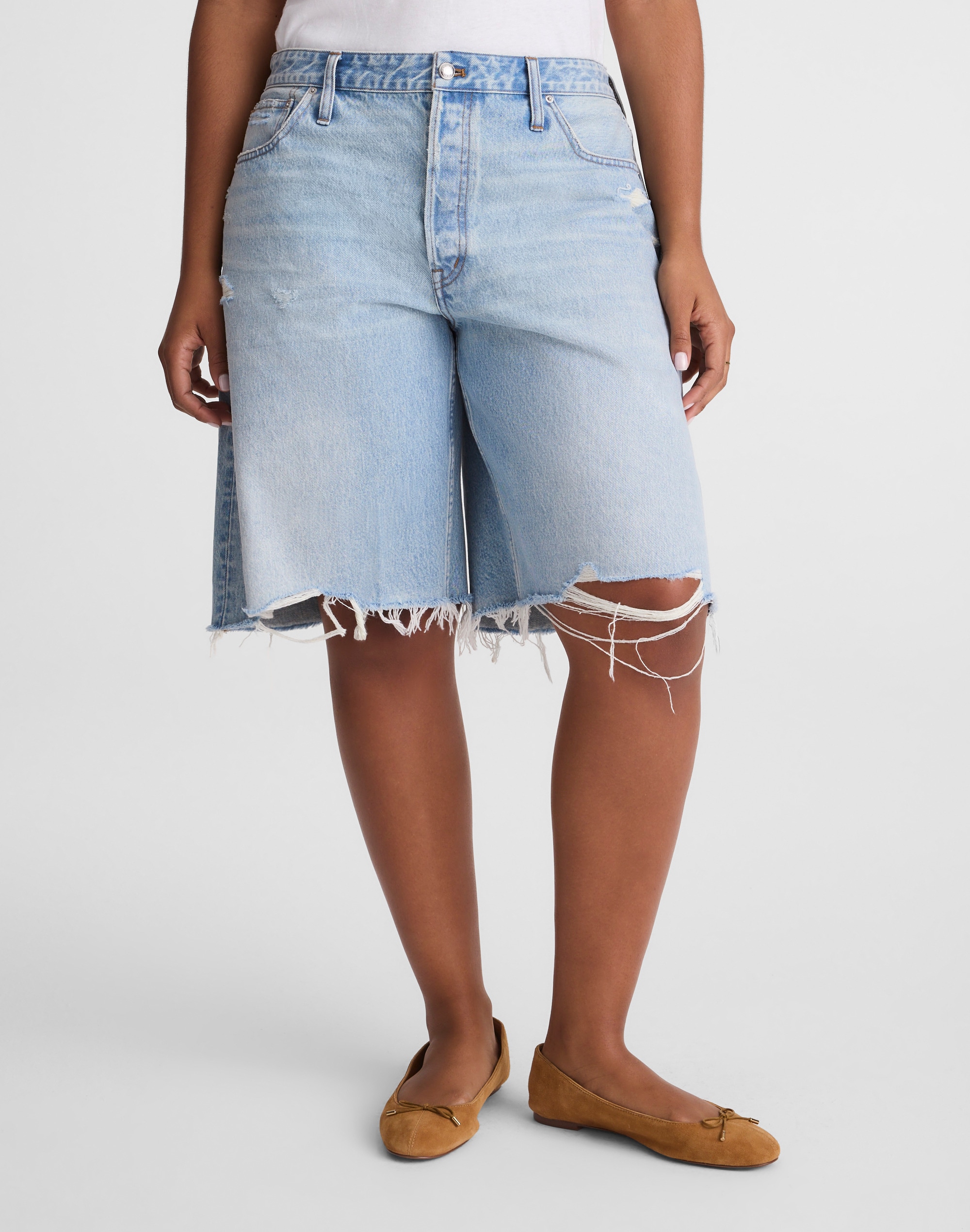 The Curvy Essex Long Baggy Short