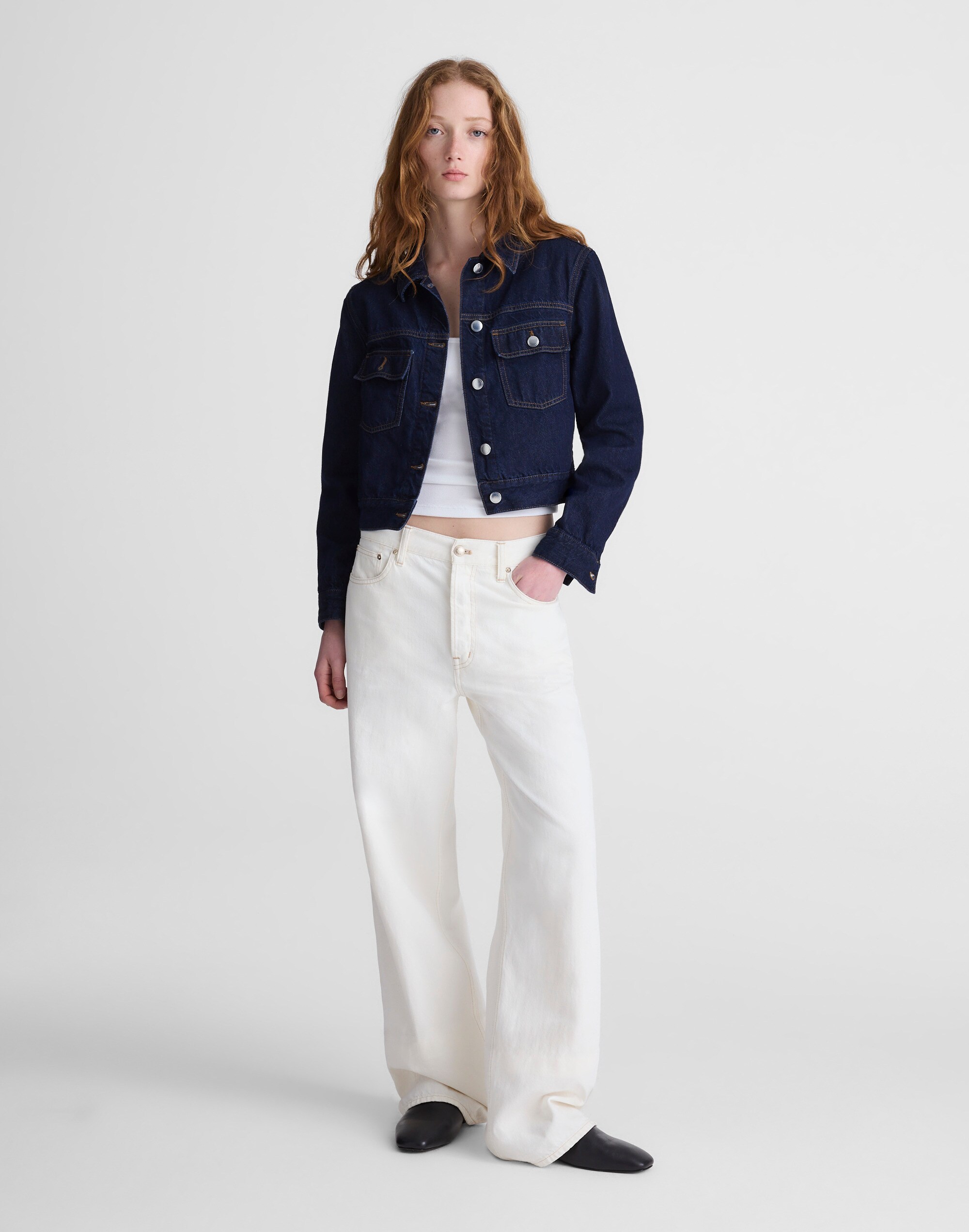 Denim Boxy Trucker Jacket