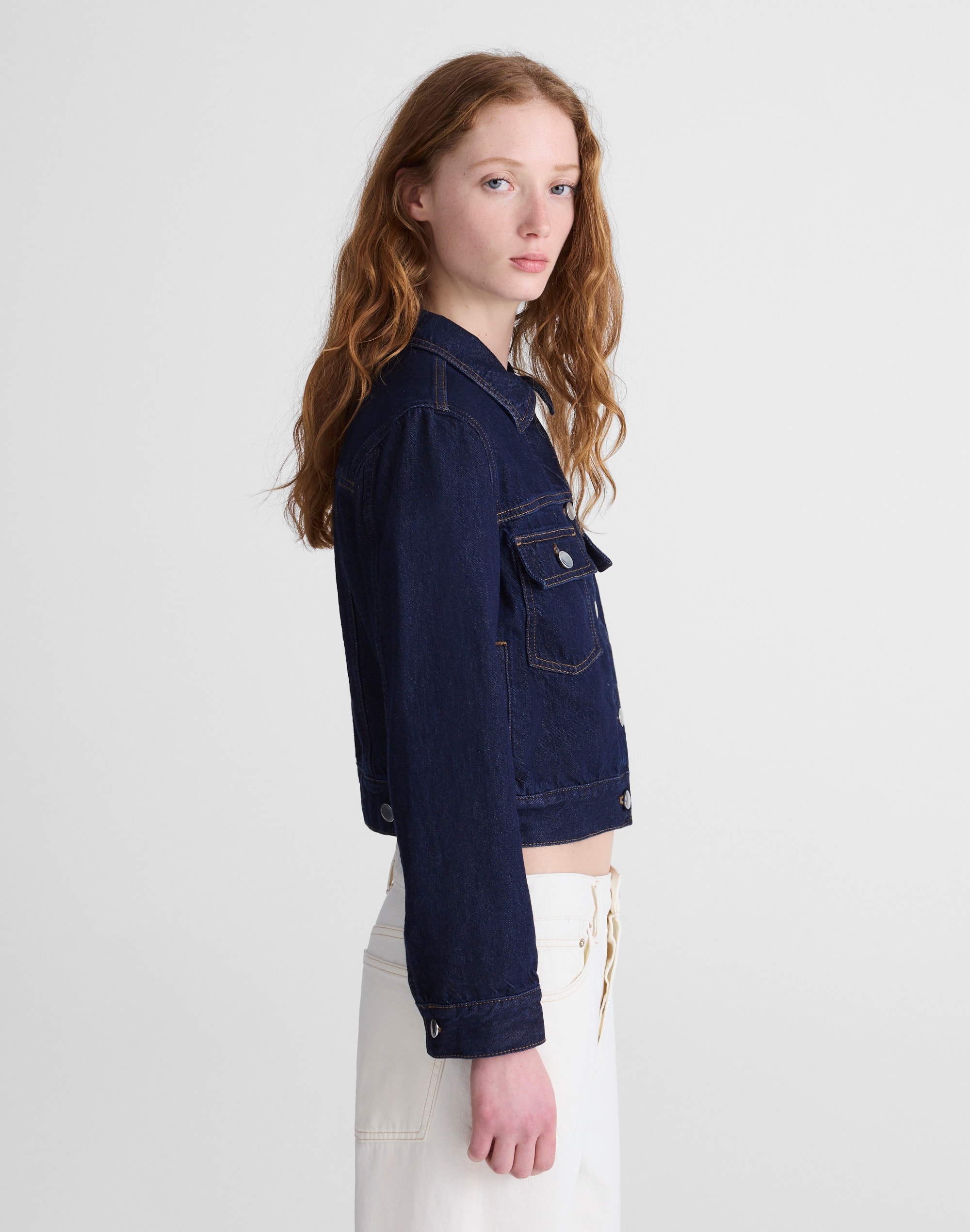 Denim Boxy Trucker Jacket