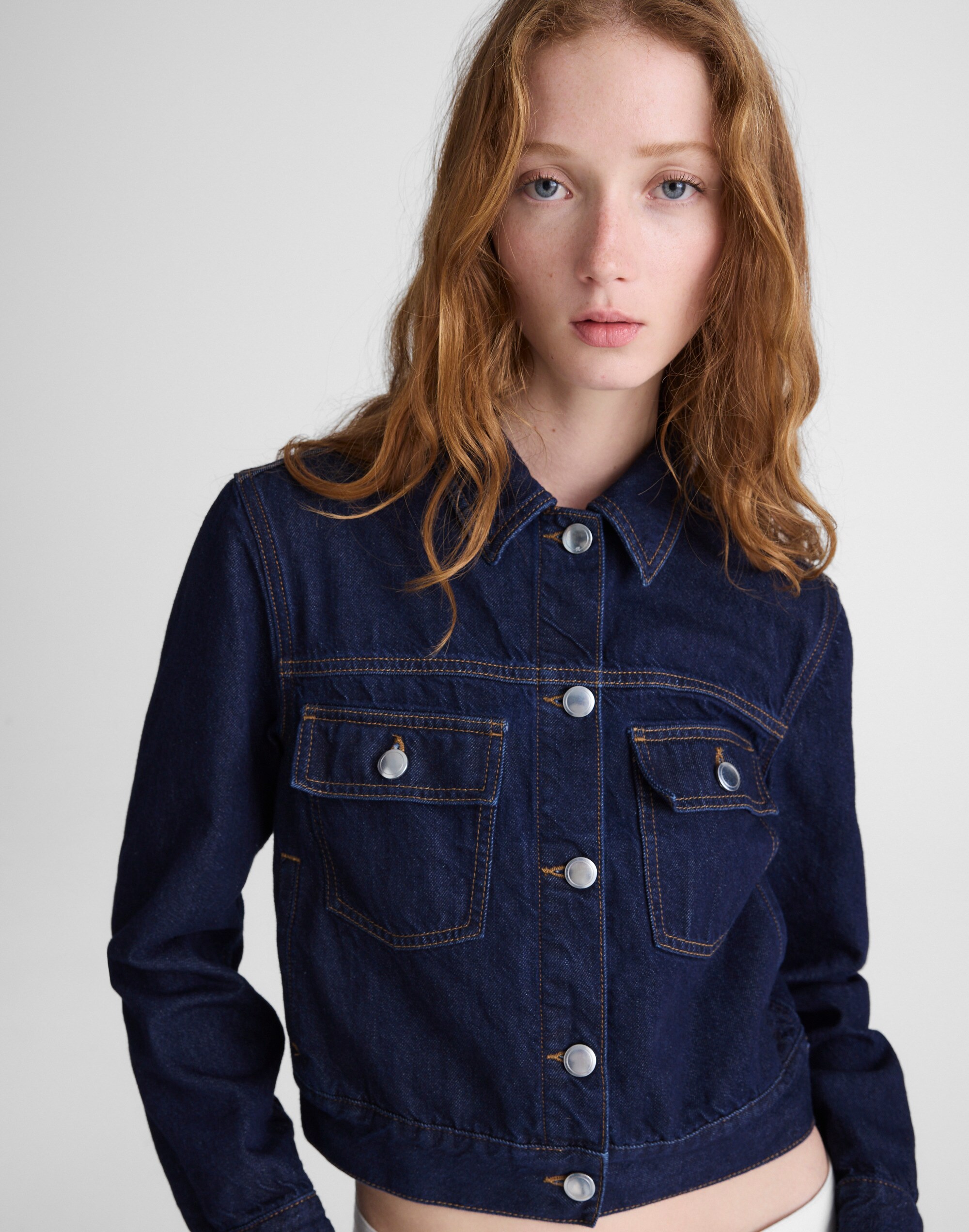 Denim Boxy Trucker Jacket