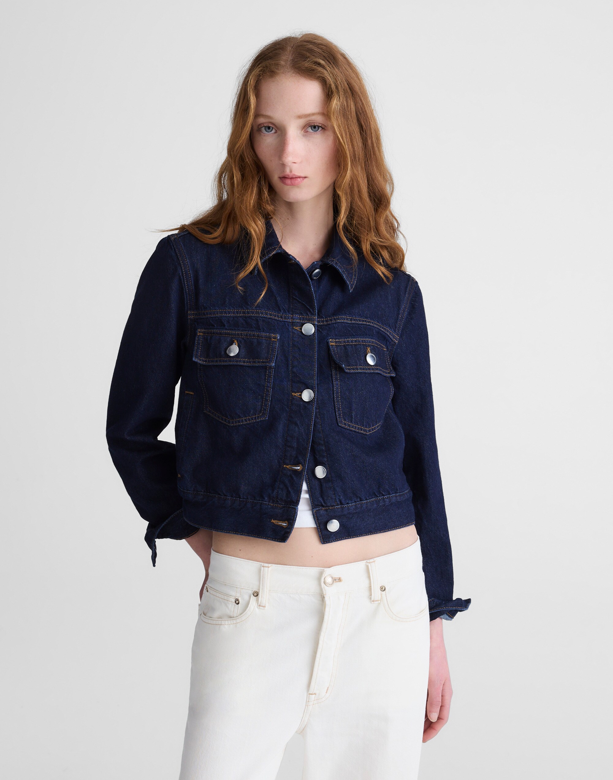 Denim Boxy Trucker Jacket