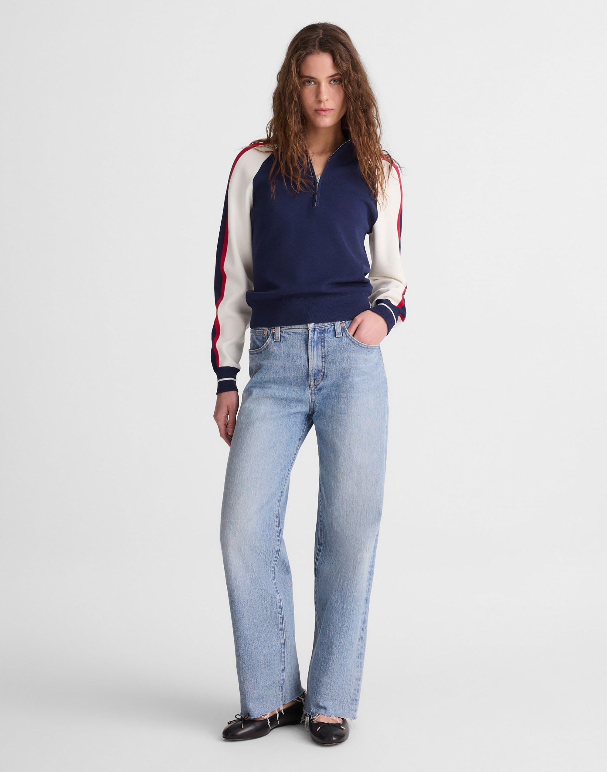 the short perfect vintage wide-leg jean