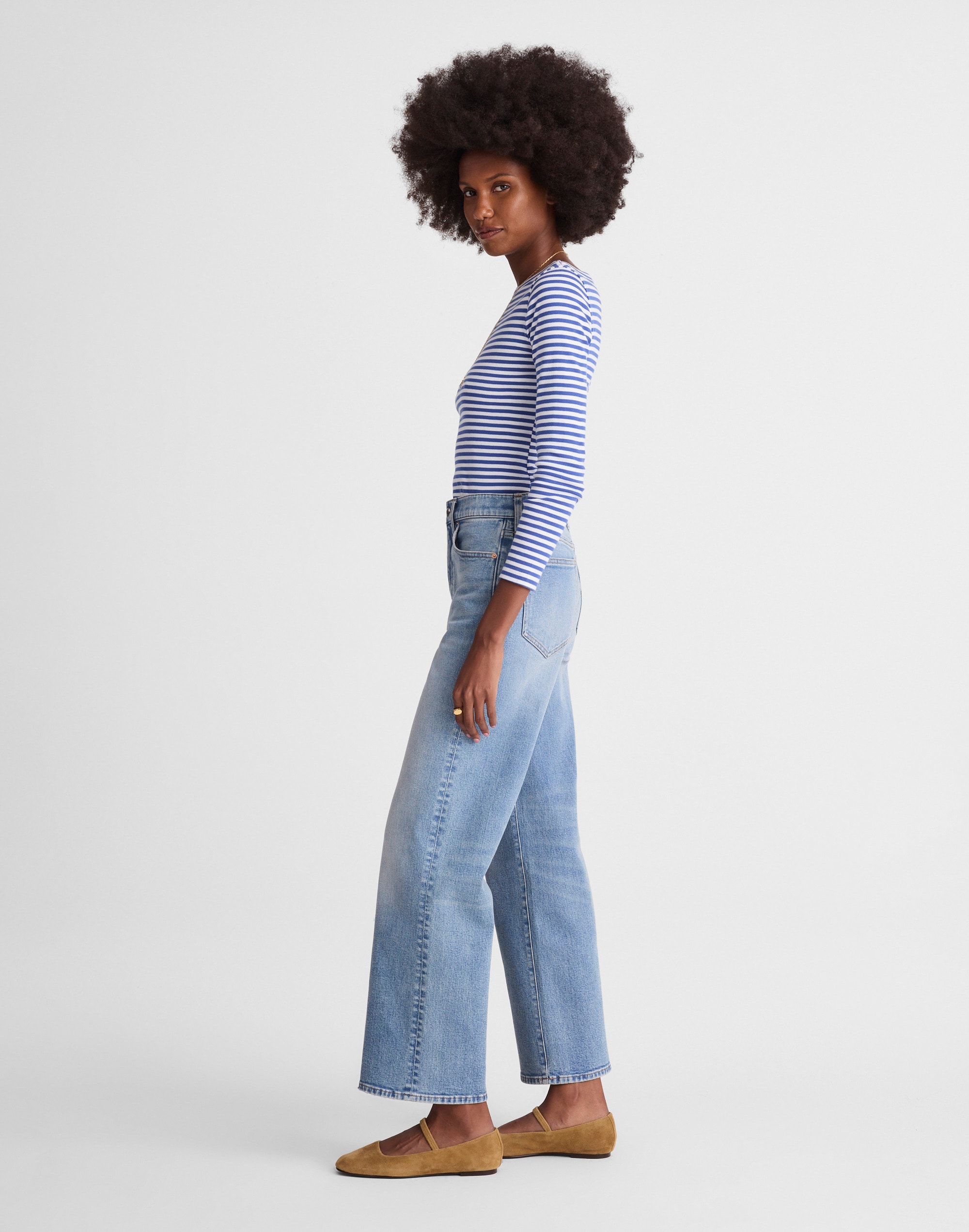 The Perfect Vintage Wide-Leg Crop Jean