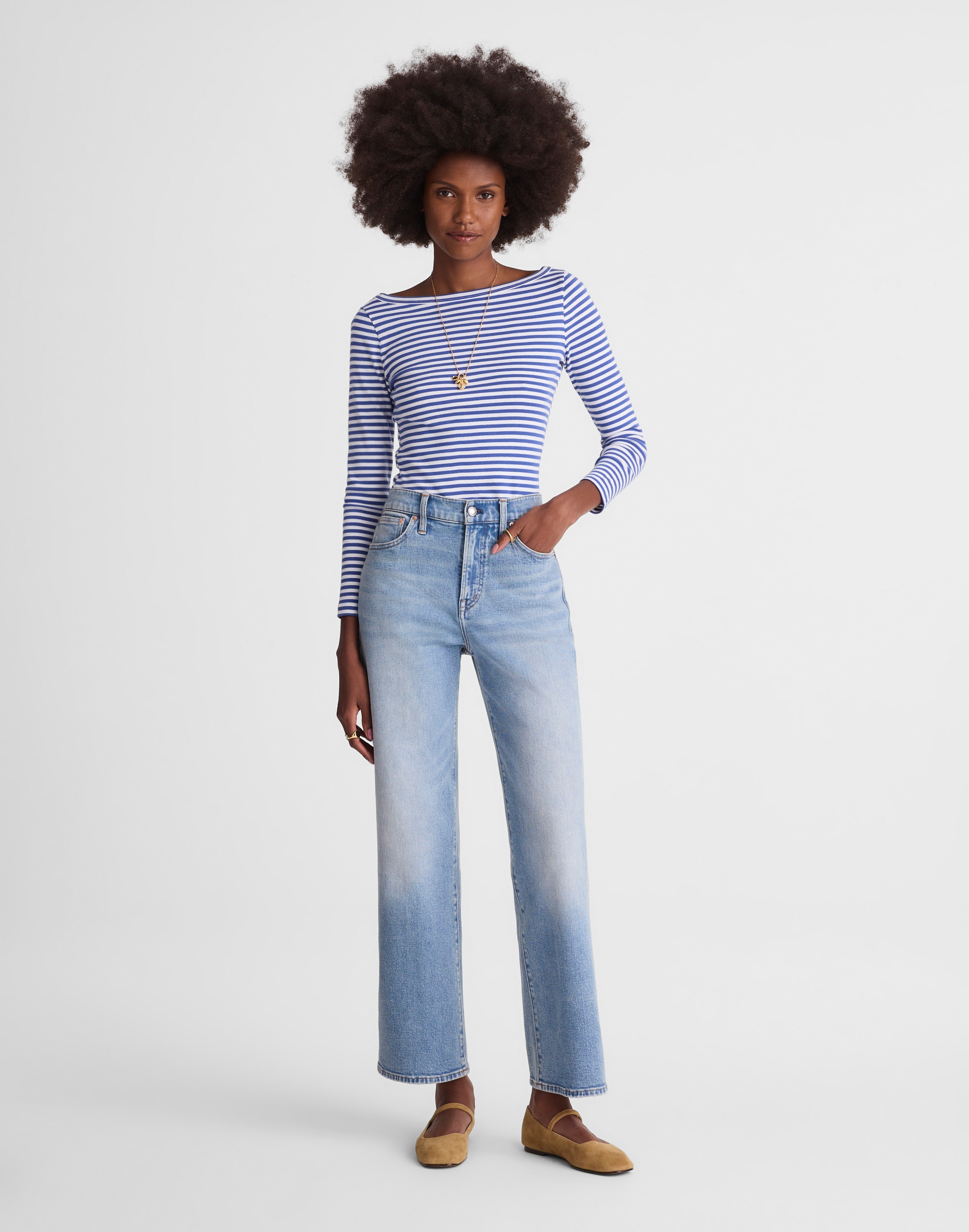 the petite perfect vintage wide-leg crop jean