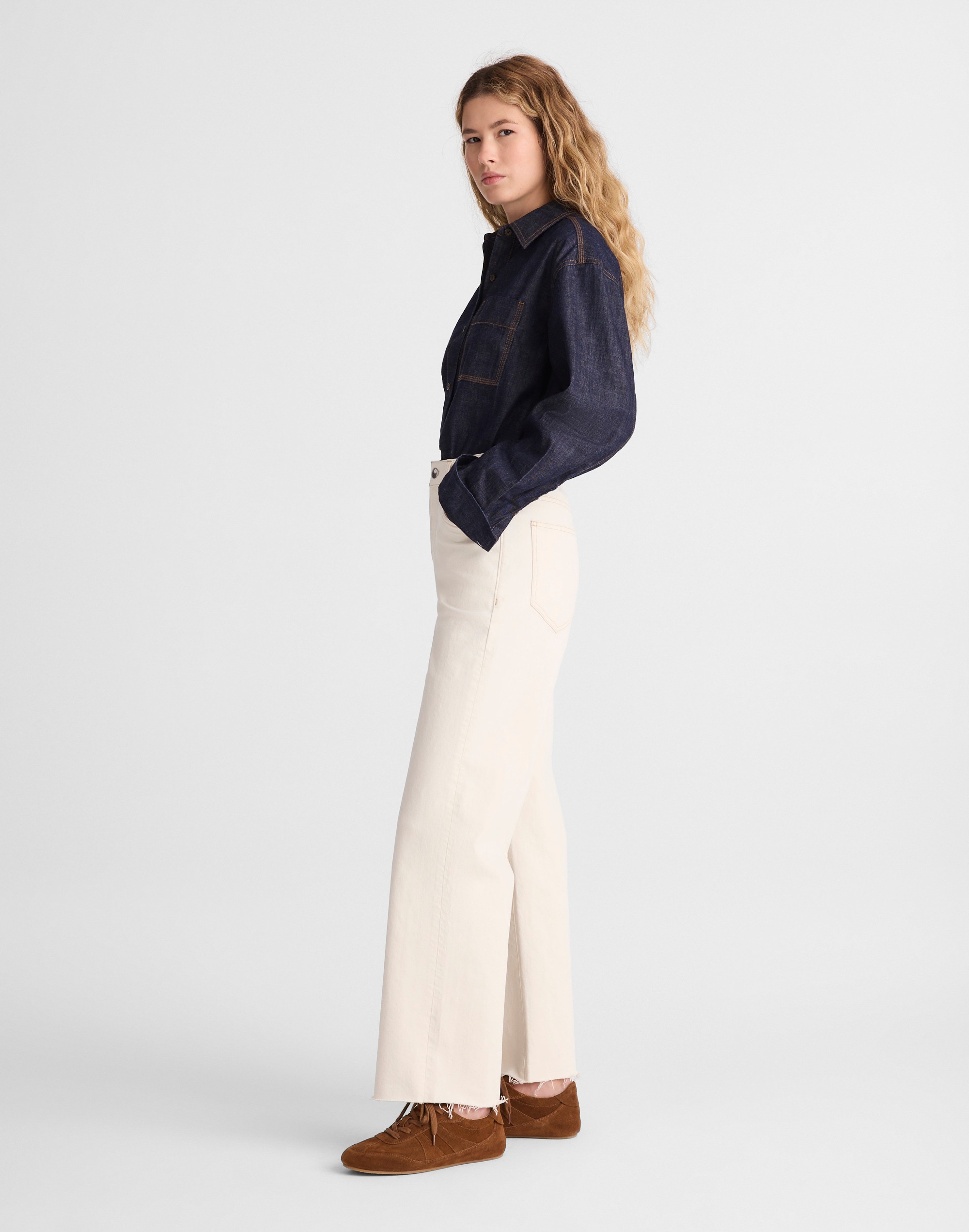 The Perfect Vintage Wide-Leg Crop Jean