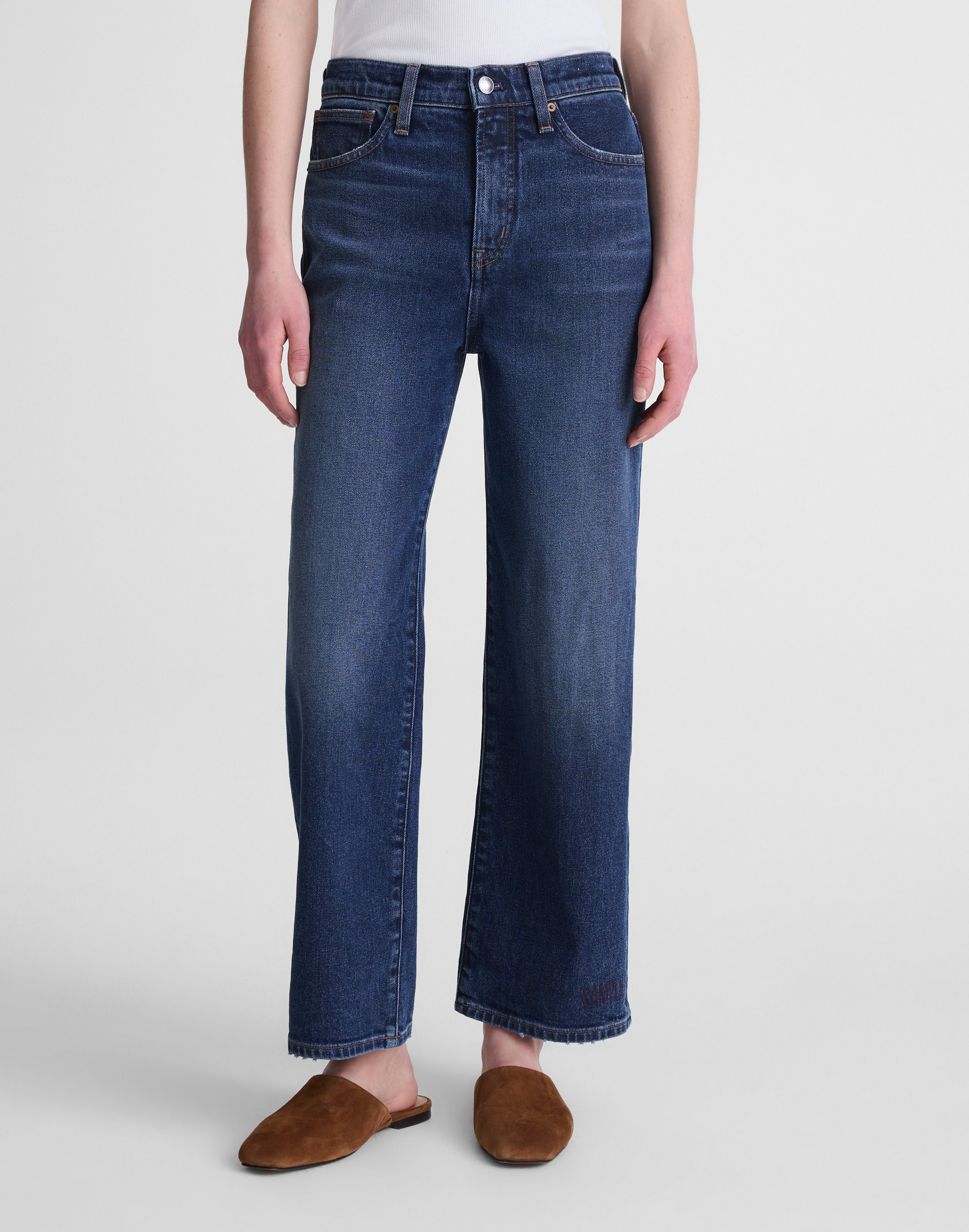 The Perfect Vintage Wide-Leg Crop Jean Alternate Image 1