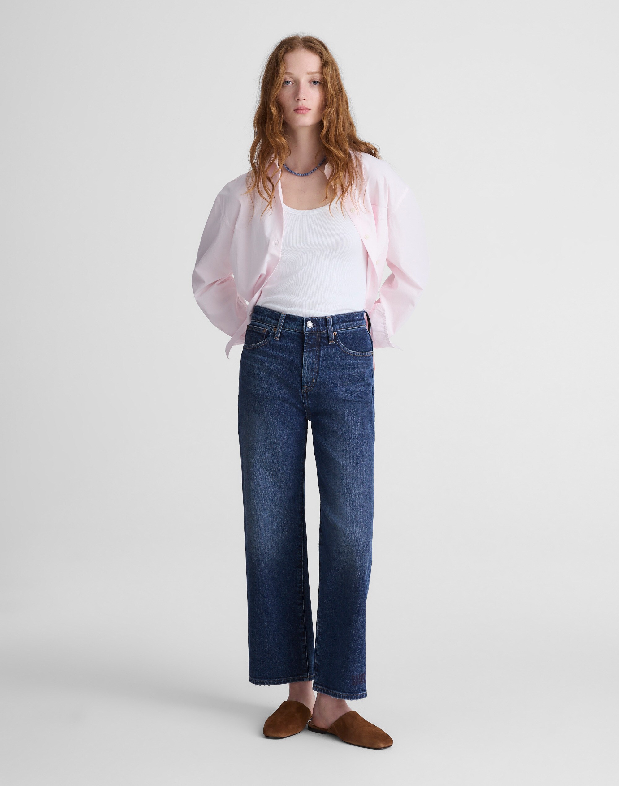 The Perfect Vintage Wide-Leg Crop Jean