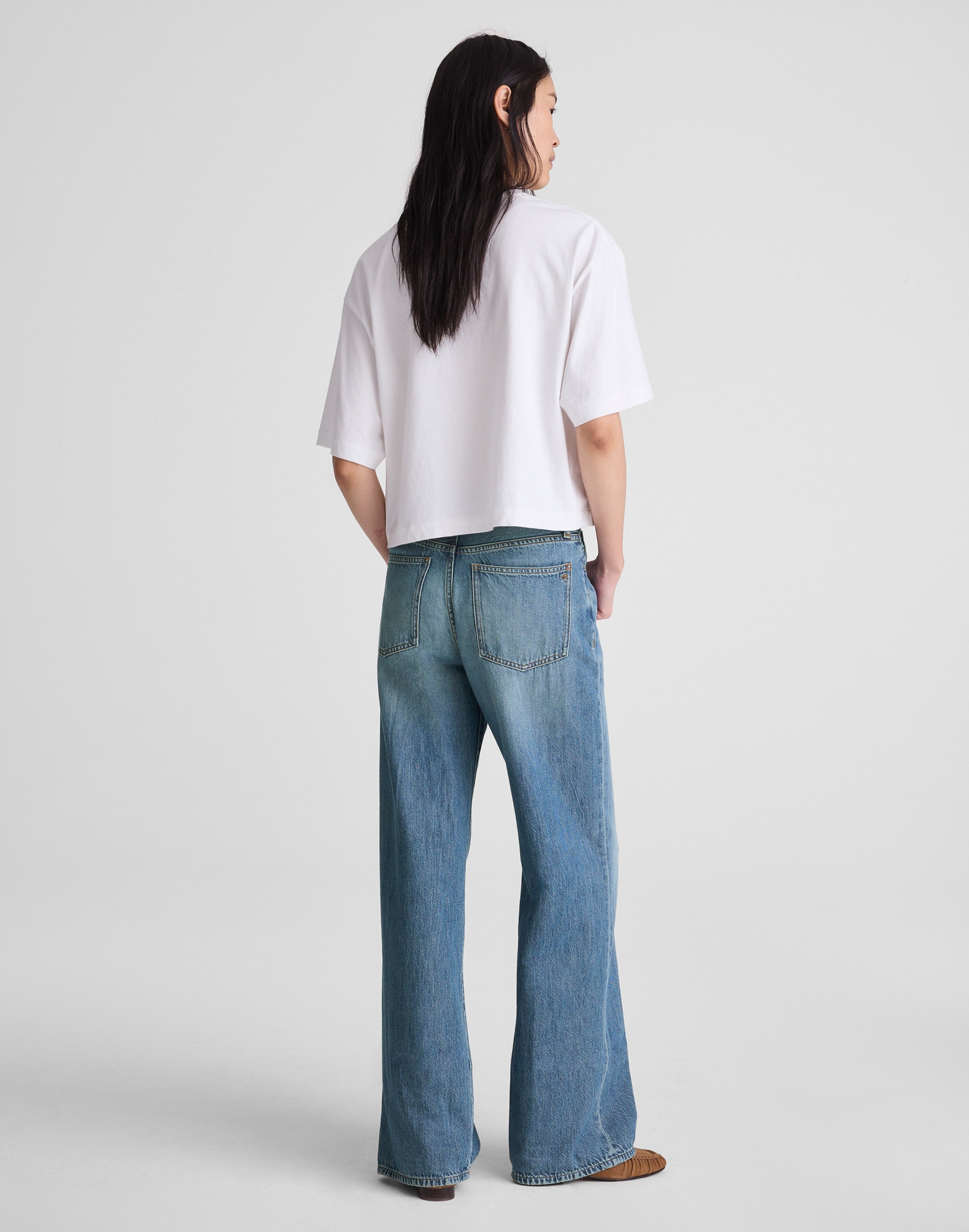 The Ultimate Wide-Leg Jean in Airy Denim