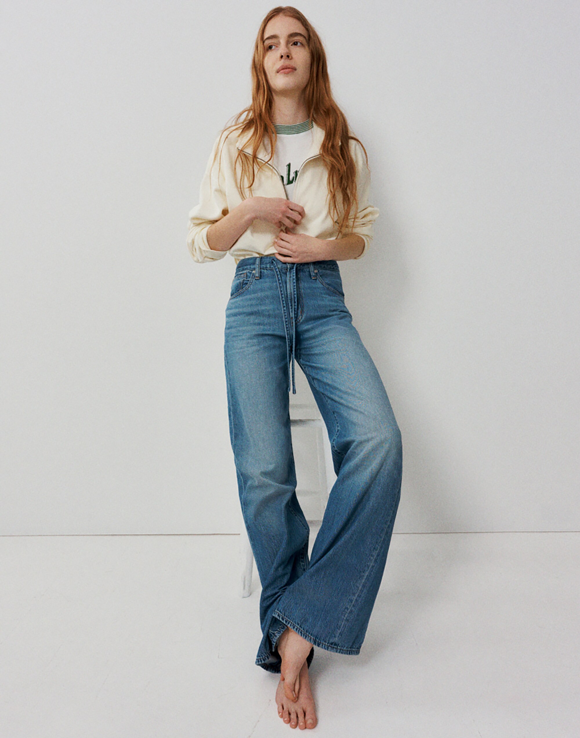 The Ultimate Wide-Leg Jean in Airy Denim 