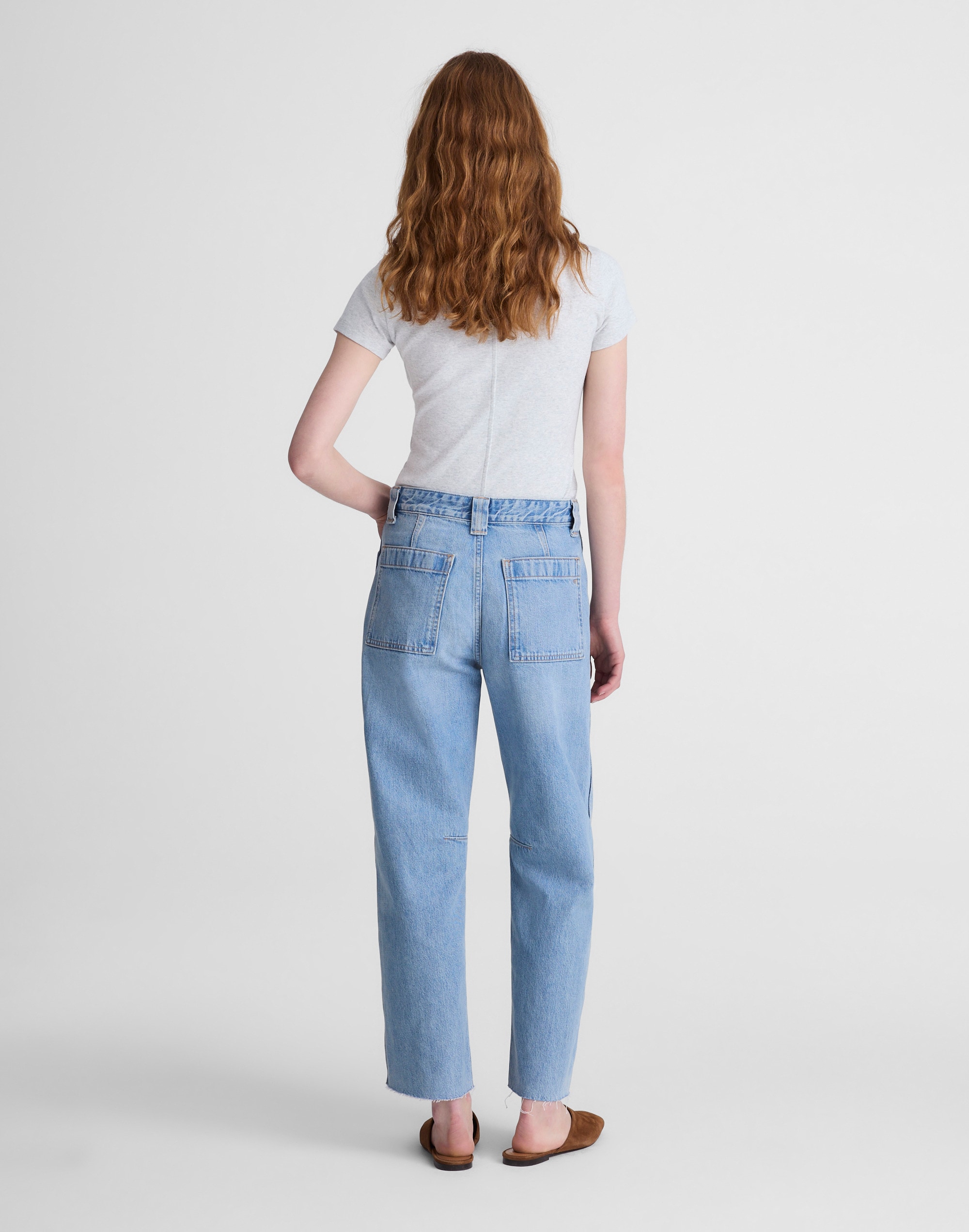 The Darted Barrel-Leg Jean