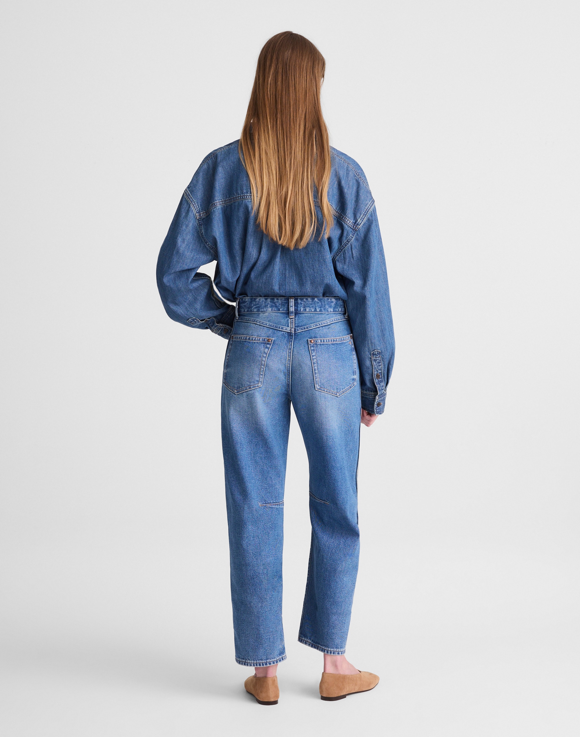 The Darted Barrel-Leg Jean