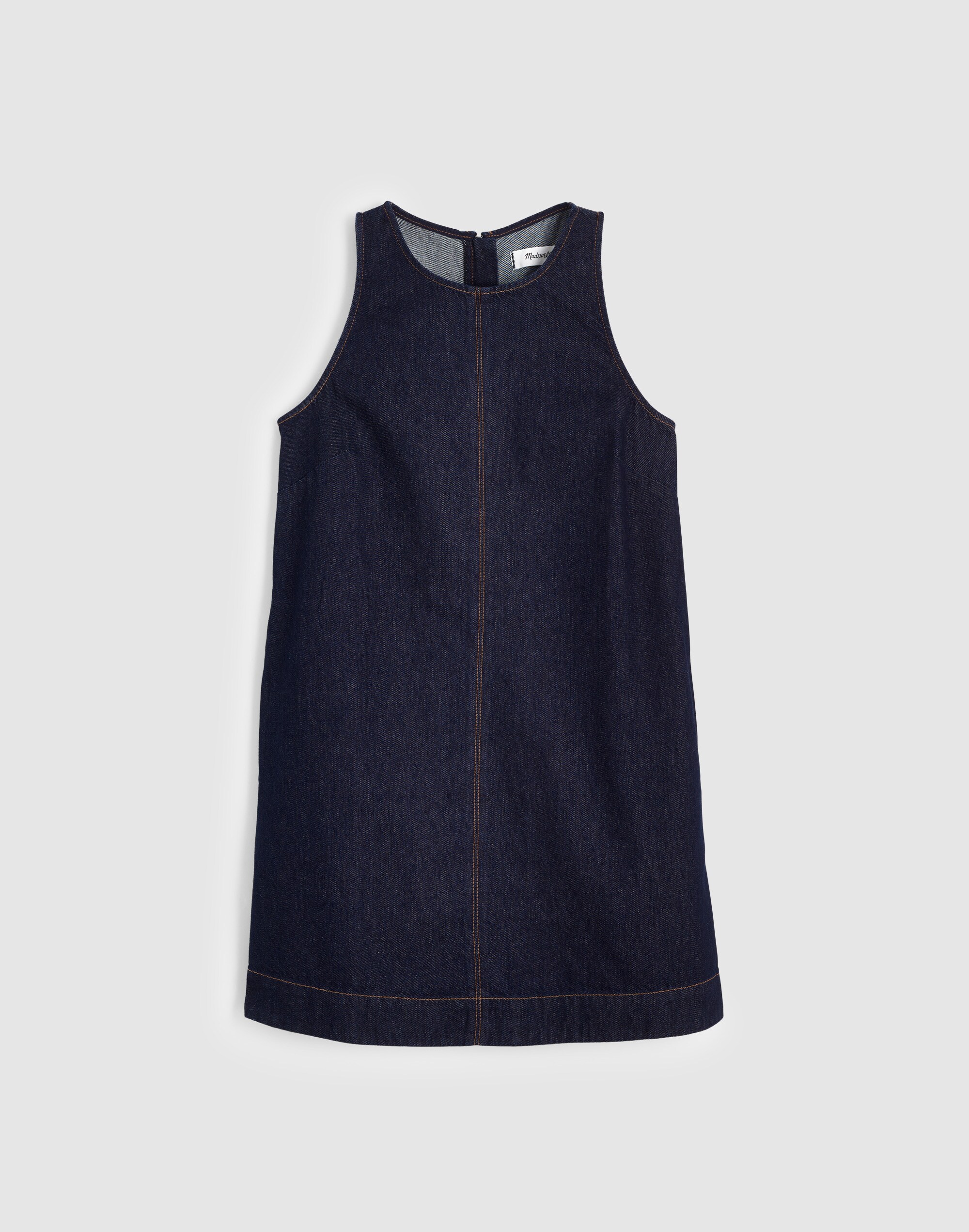 Denim Mini Shift Dress