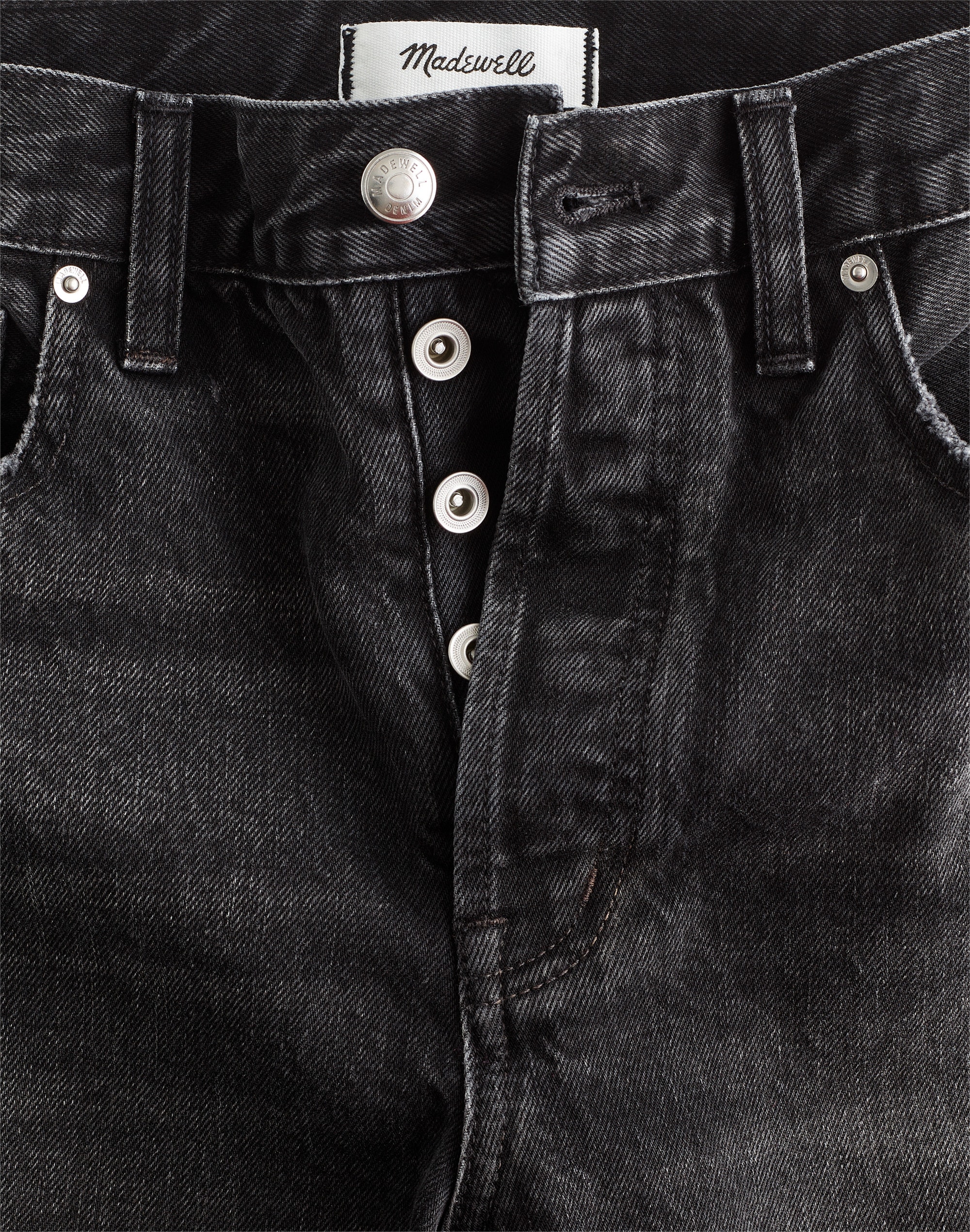 Pieced Barrel-Leg Jeans