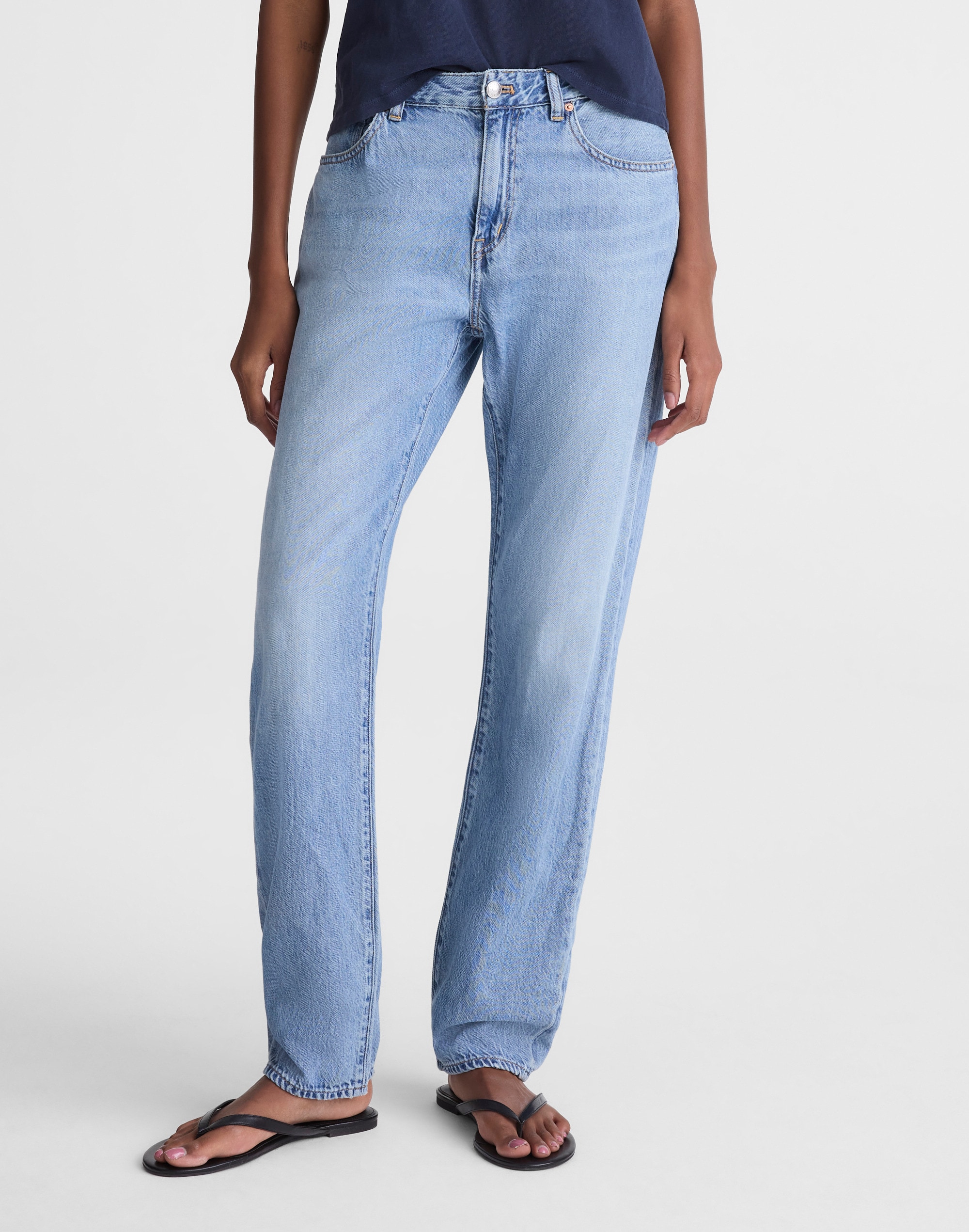 The Dean Easy Straight Jean in Airy Denim