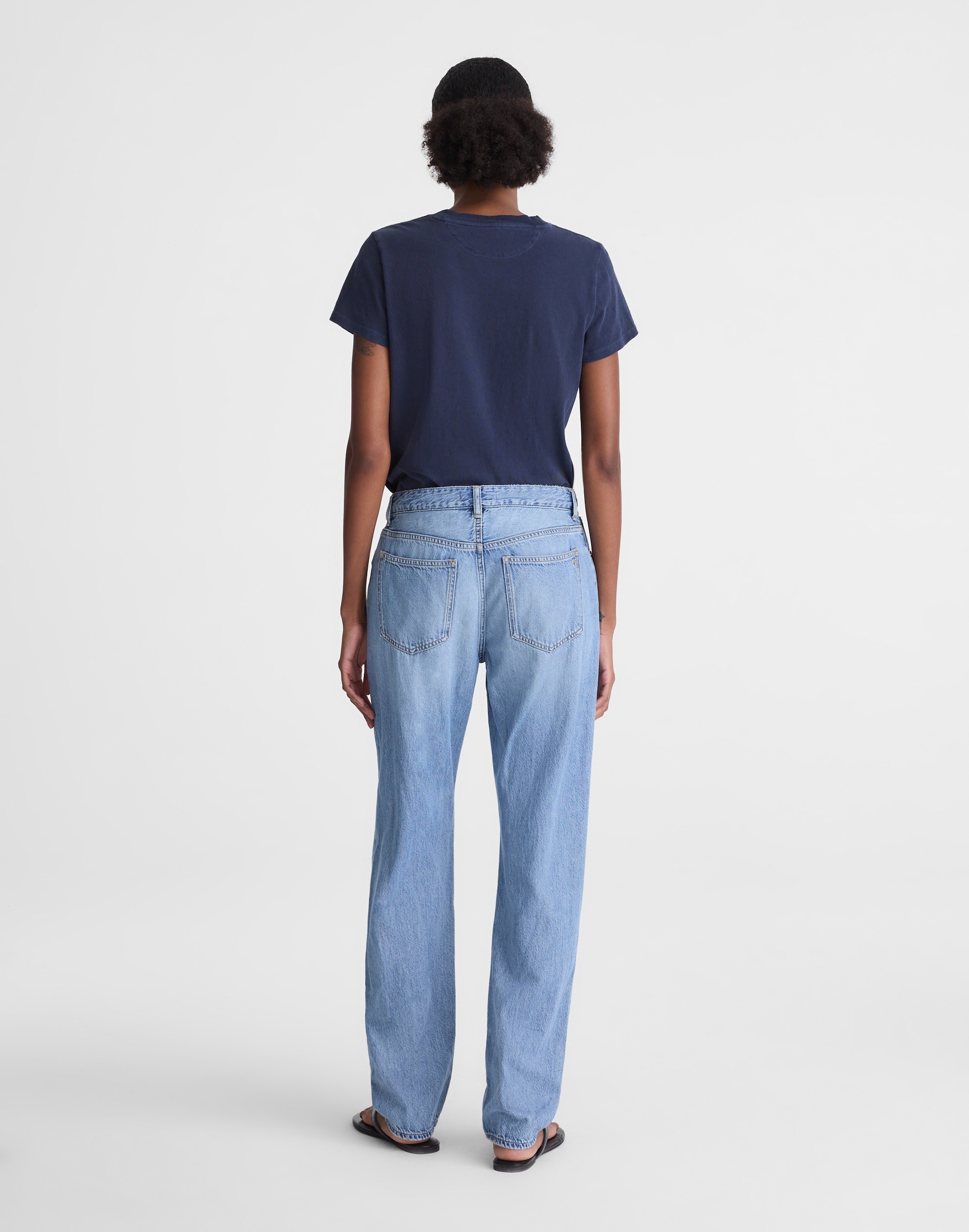 The Dean Easy Straight Jean in Airy Denim