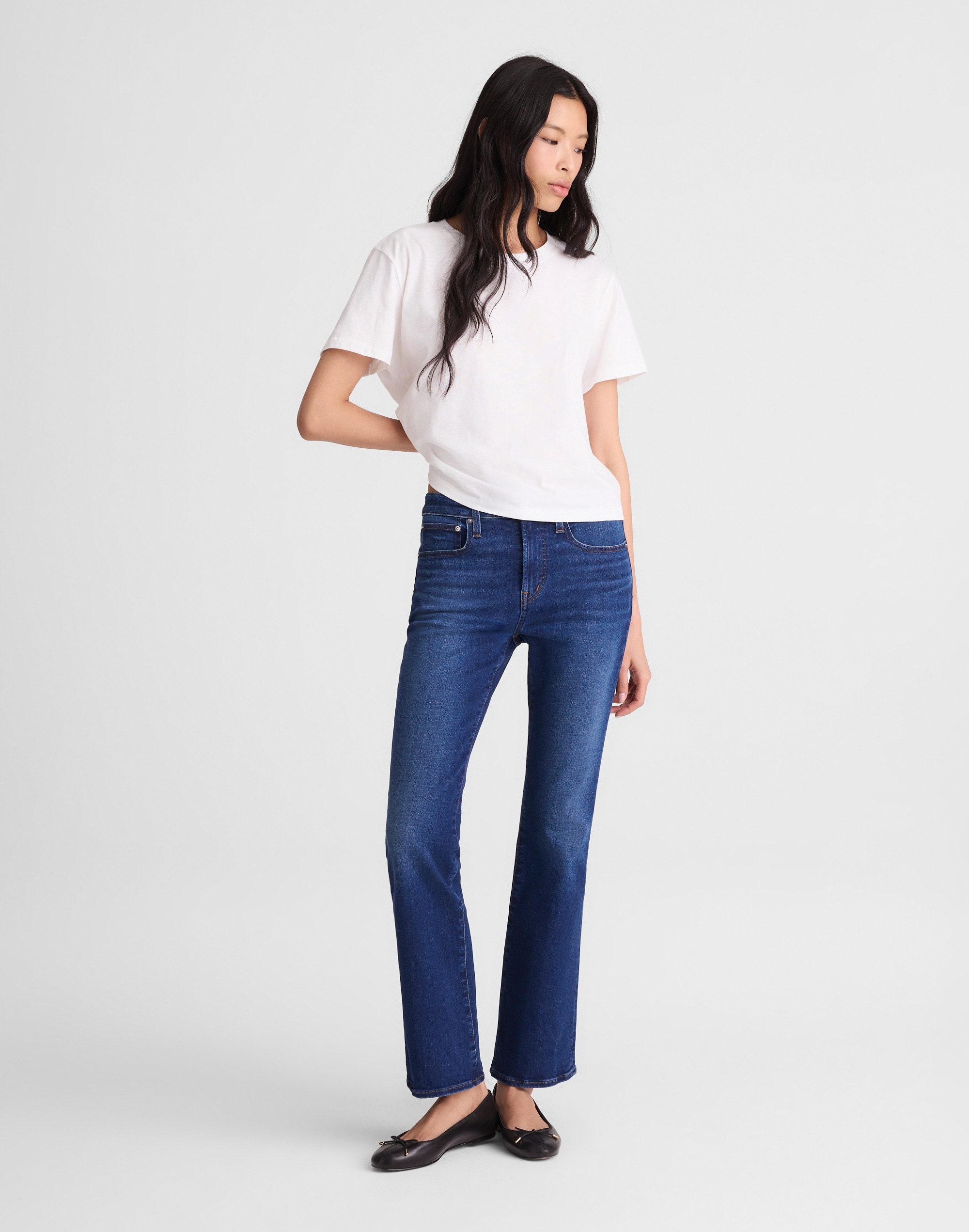 The Stretch Flare Crop Jean