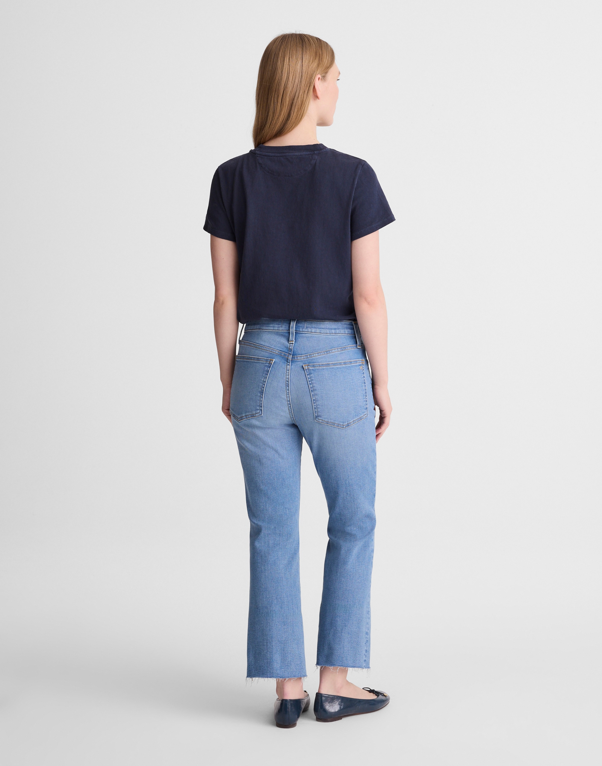 The Stretch Flare Crop Jean