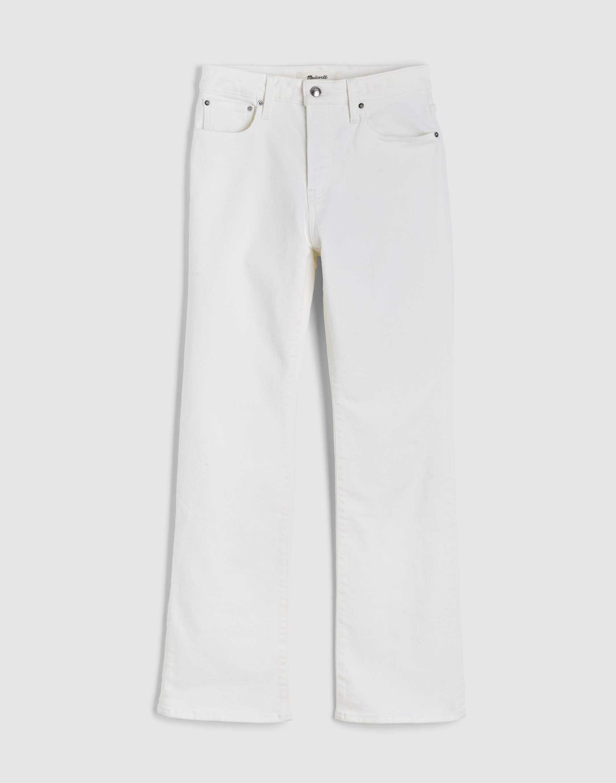 The Short Flare Crop Jean in Super Stretch Denim