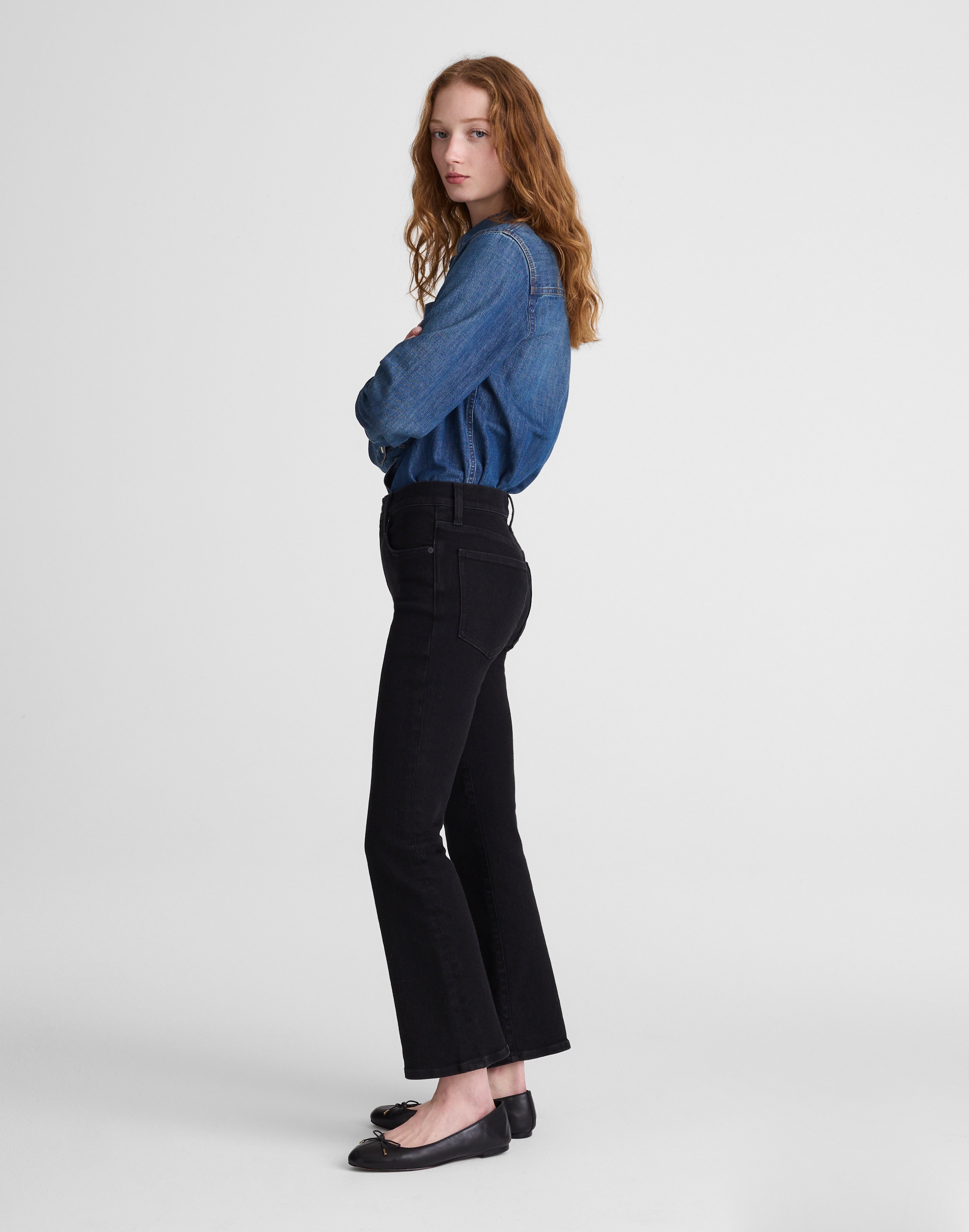 The Stretch Flare Crop Jean