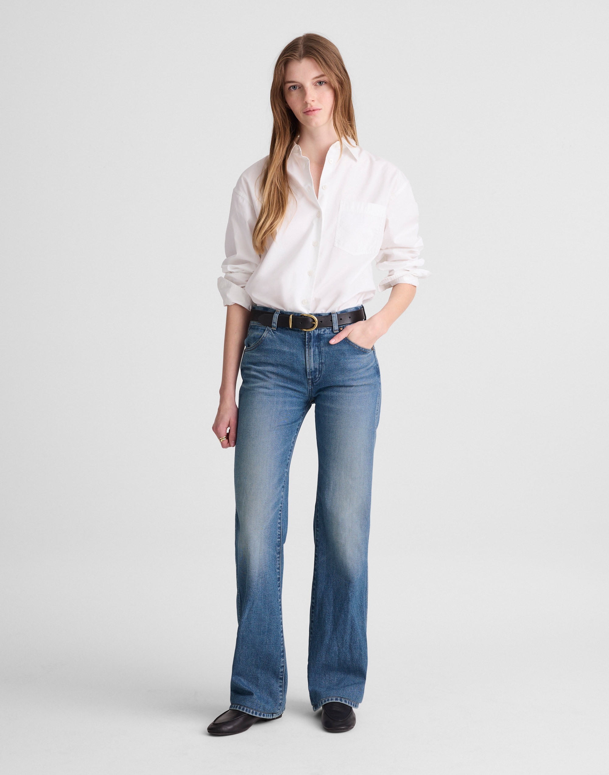 Relaxed Bootcut Jeans