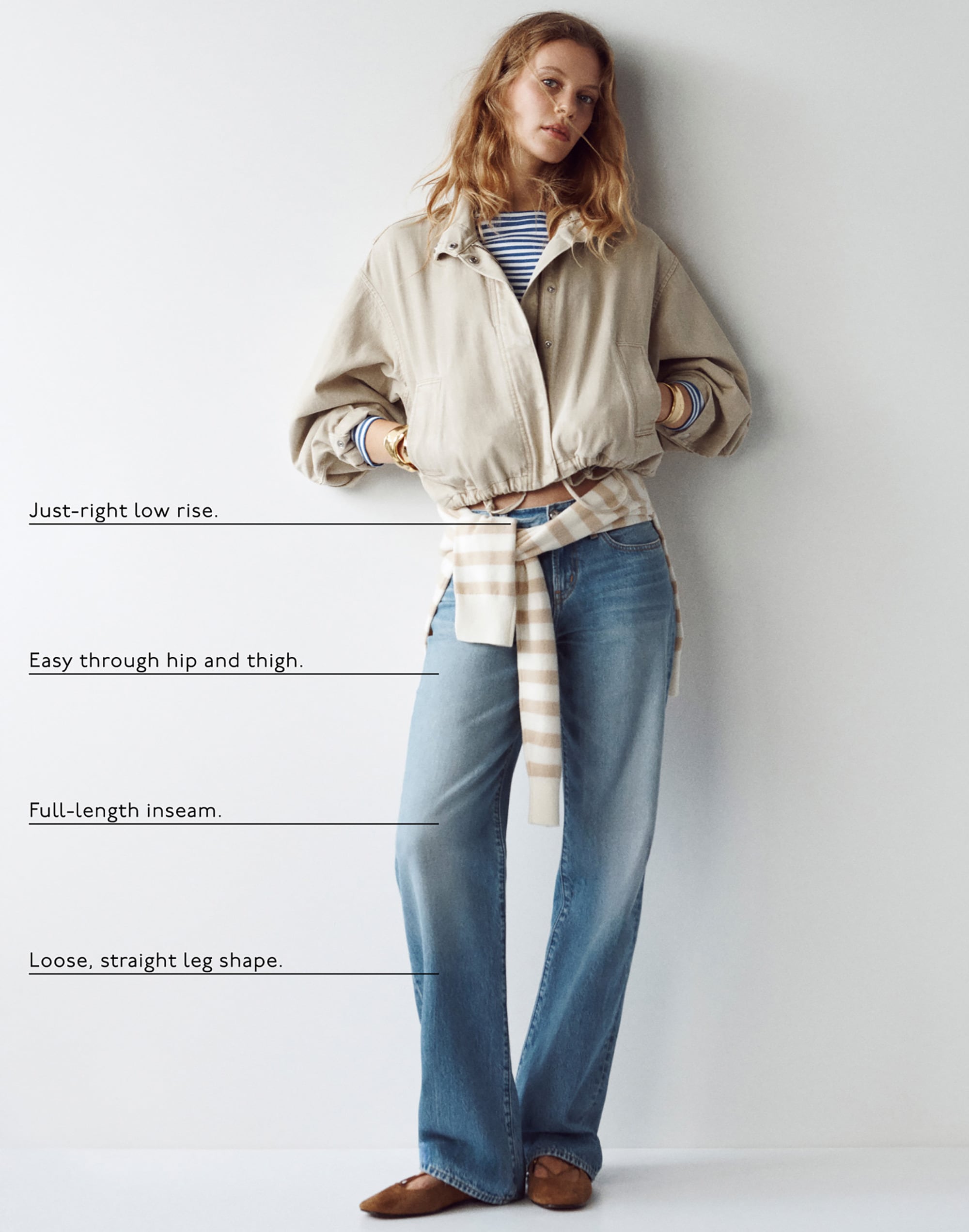 The Low-Rise Loose Jean in Midvale Wash