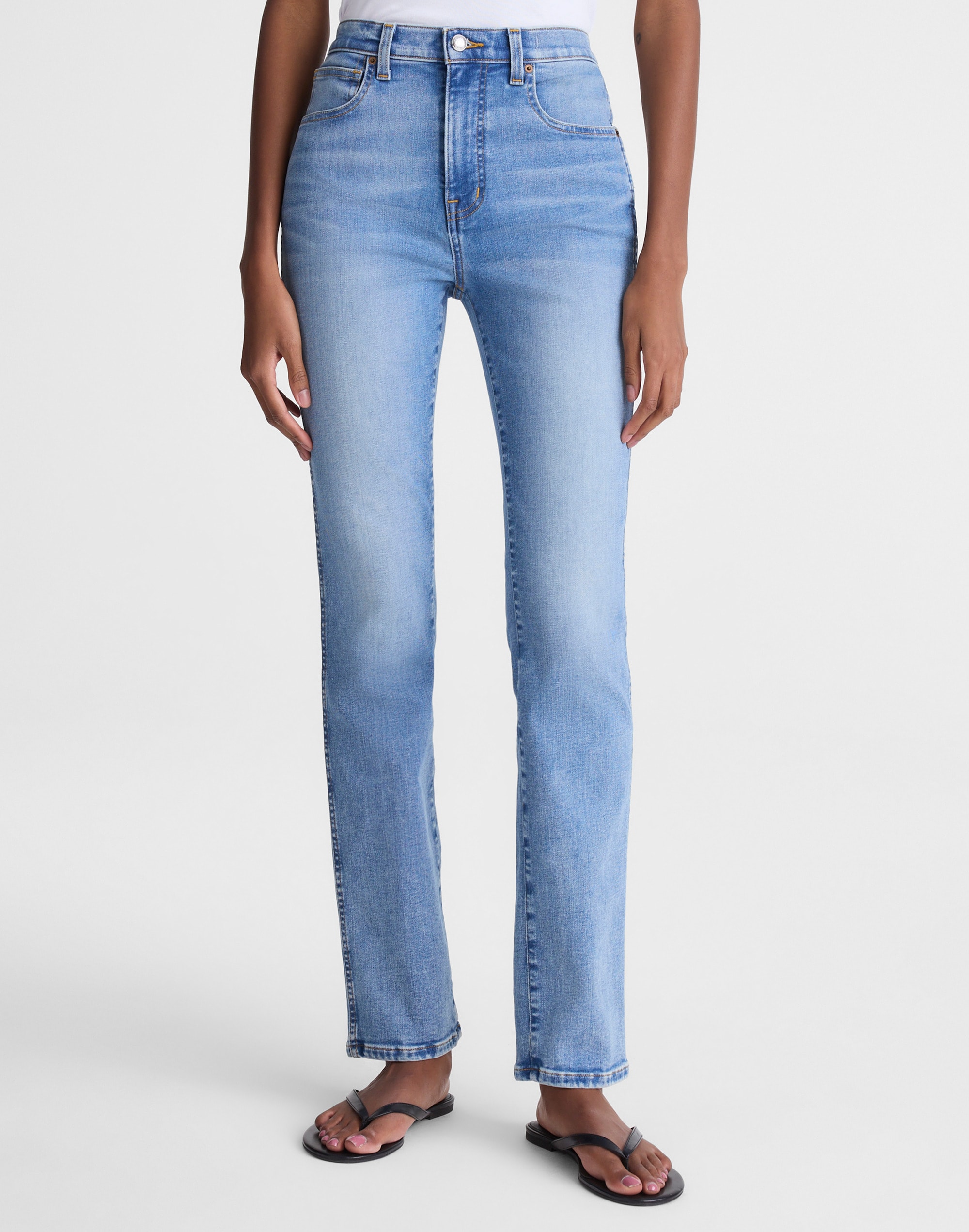 The Pencil Jean in Super Stretch Denim