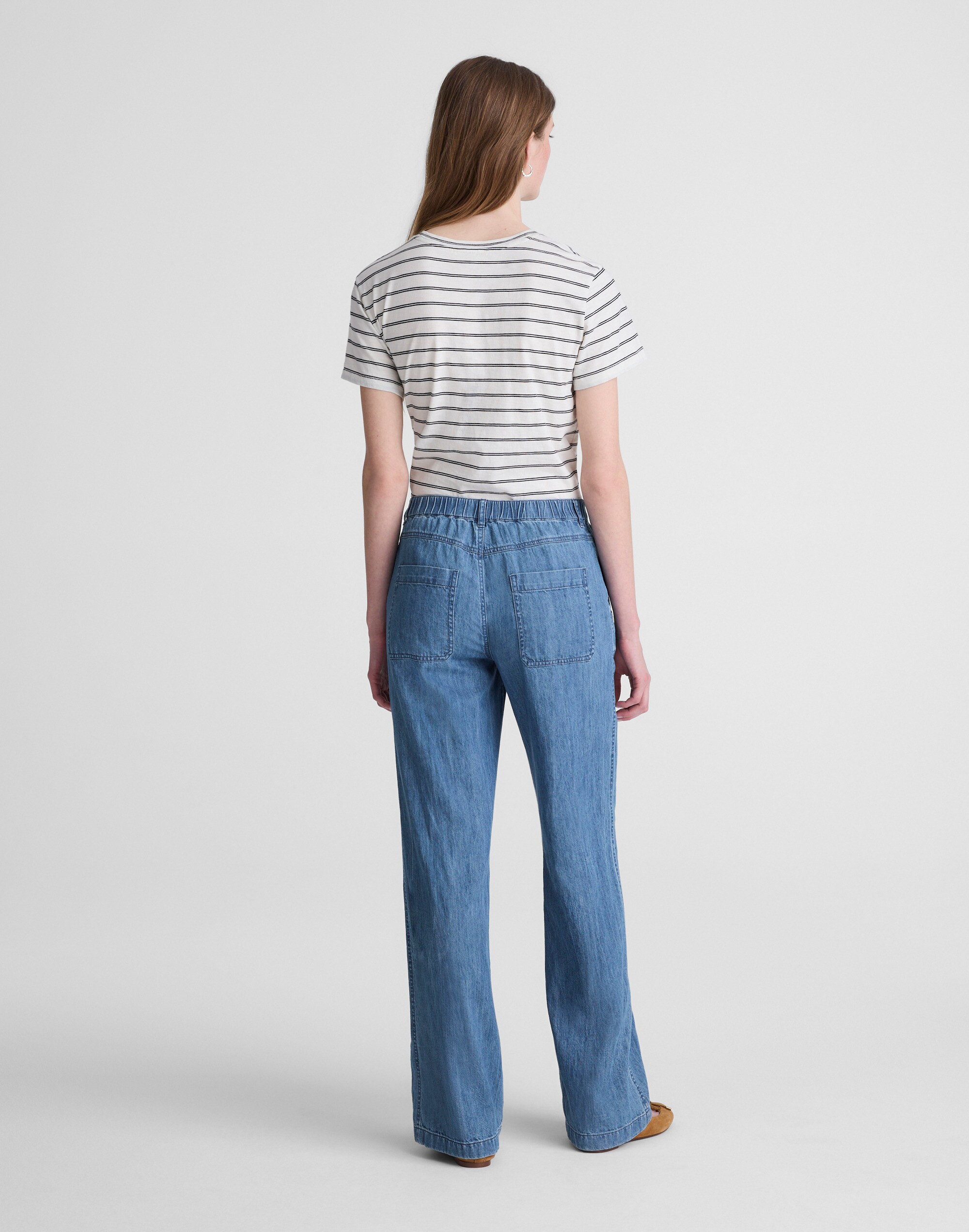 The Zoe Relaxed Straight Denim Pant
