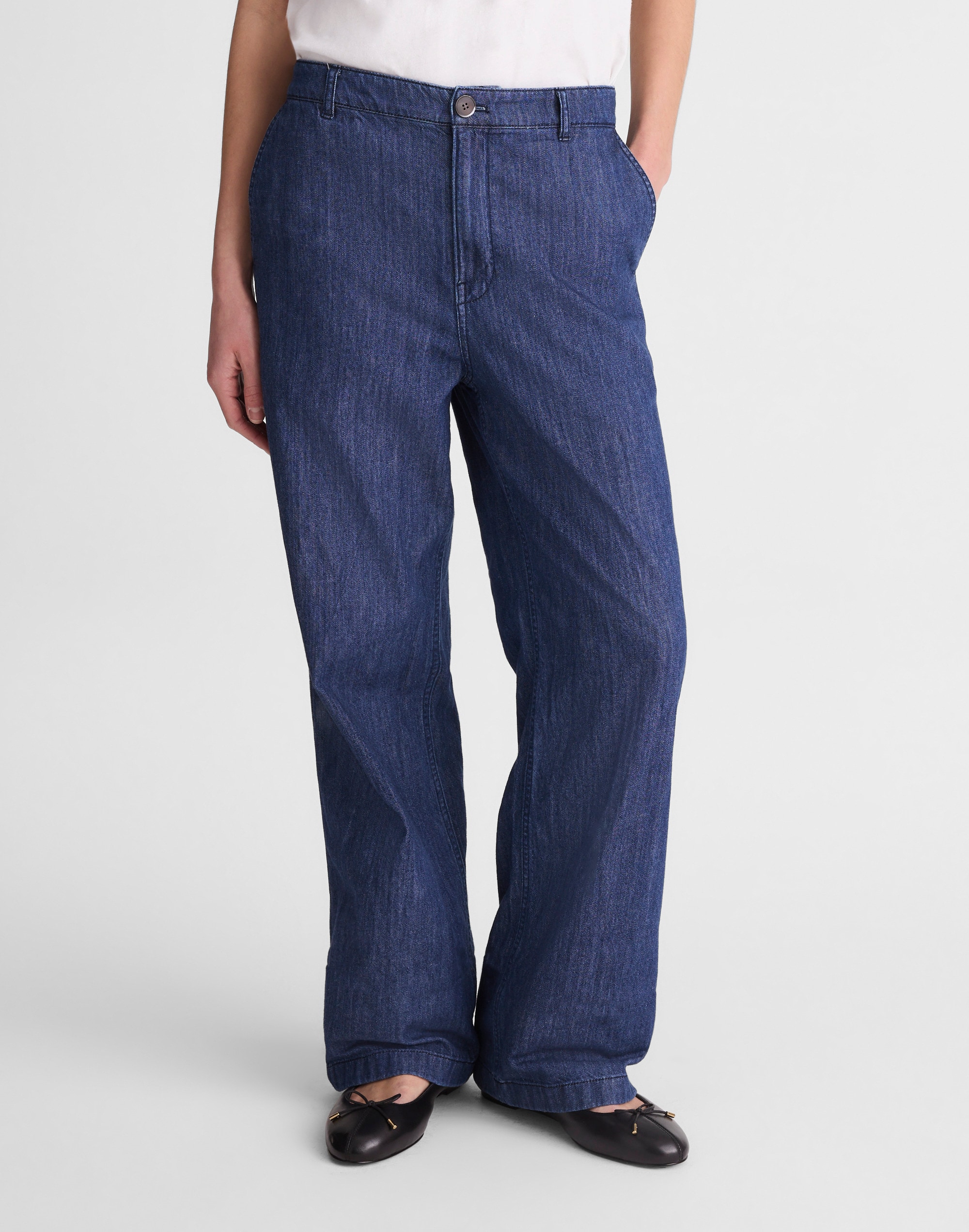 The Tall Zoe Relaxed Straight Denim Pant