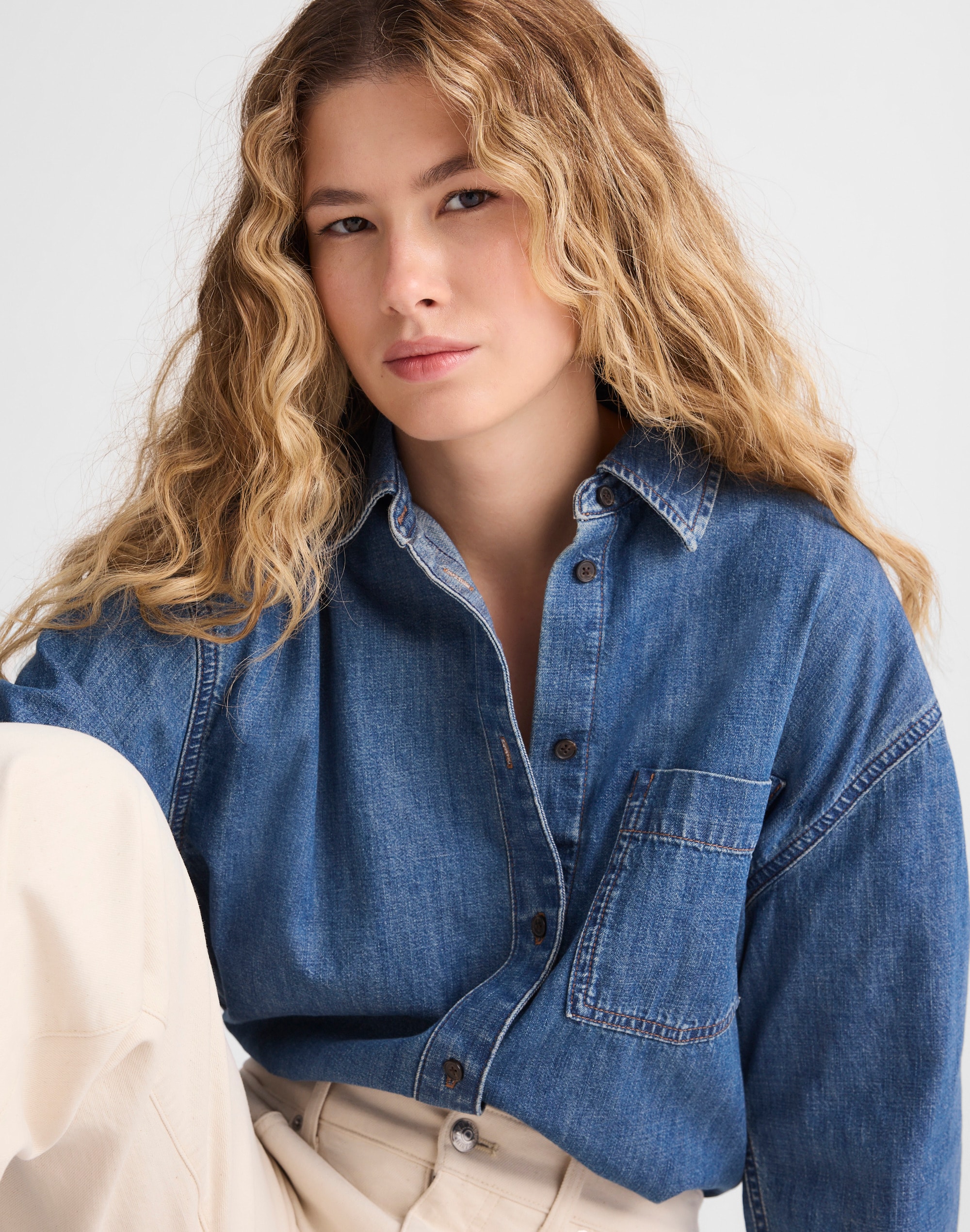 Denim Oversized Shirt