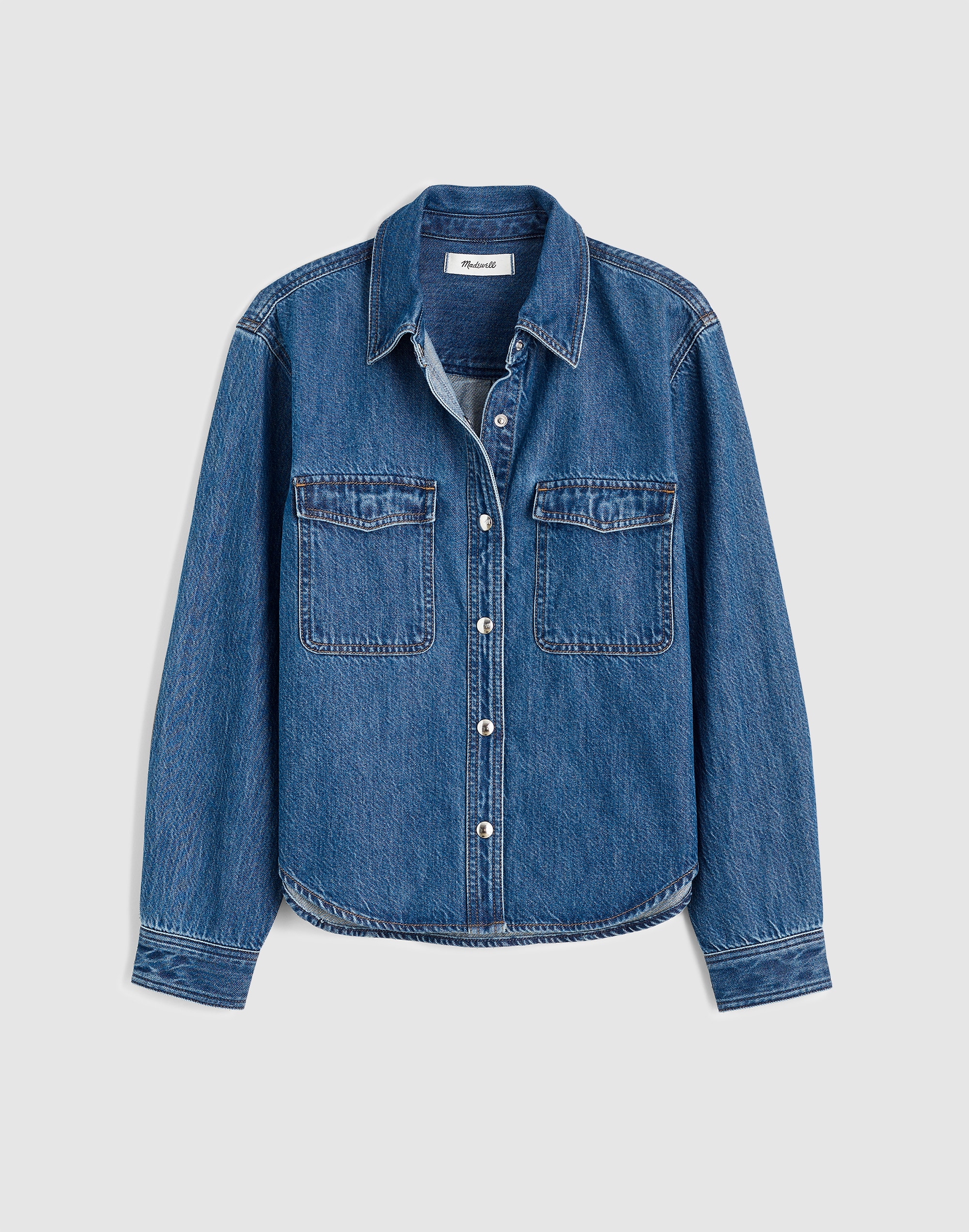 Denim Oversized Shirt-Jacket