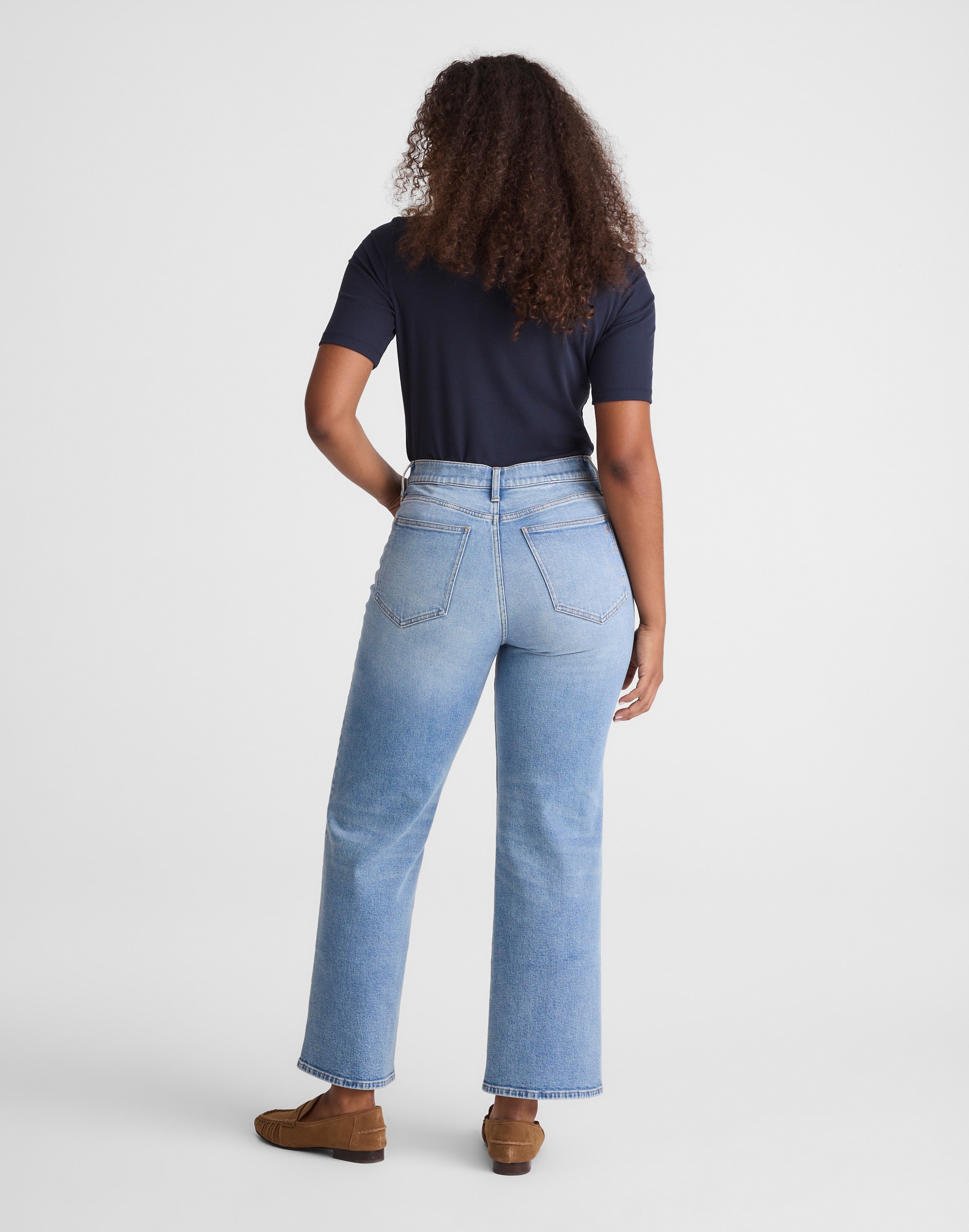 The Curvy Perfect Vintage Wide-Leg Crop Jean