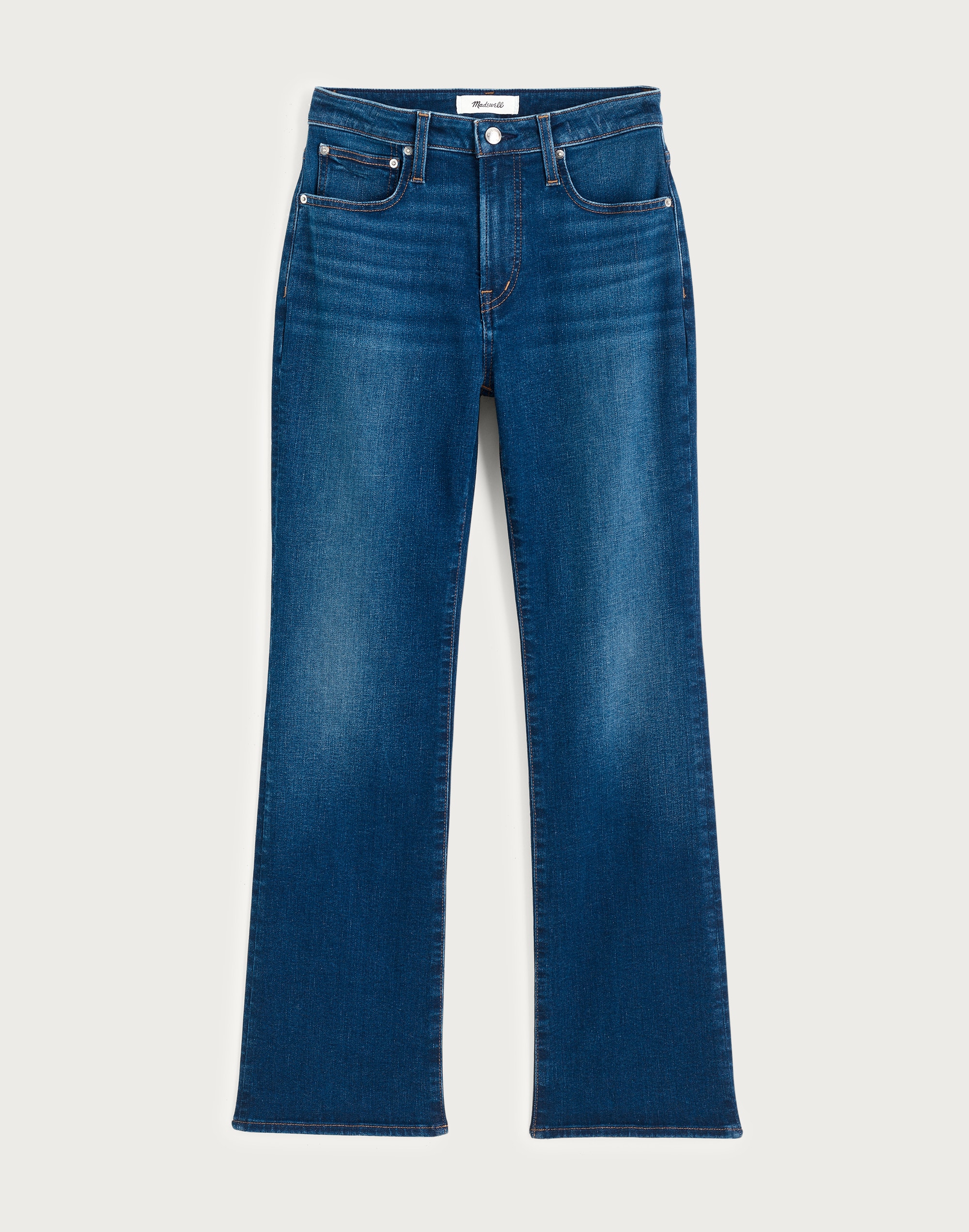The Curvy Flare Crop Jean in Super Stretch Denim