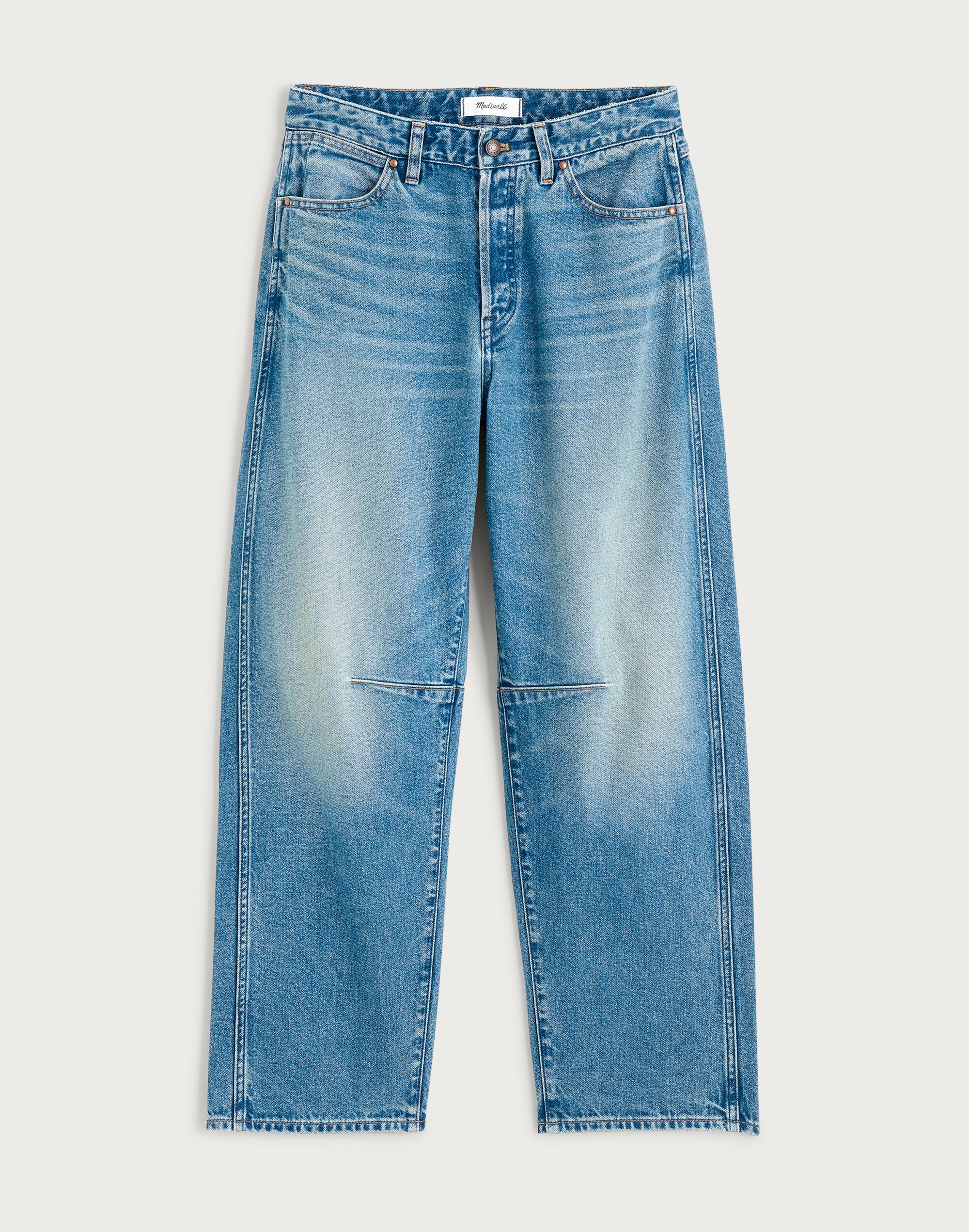 The Curvy Darted Barrel-Leg Jean