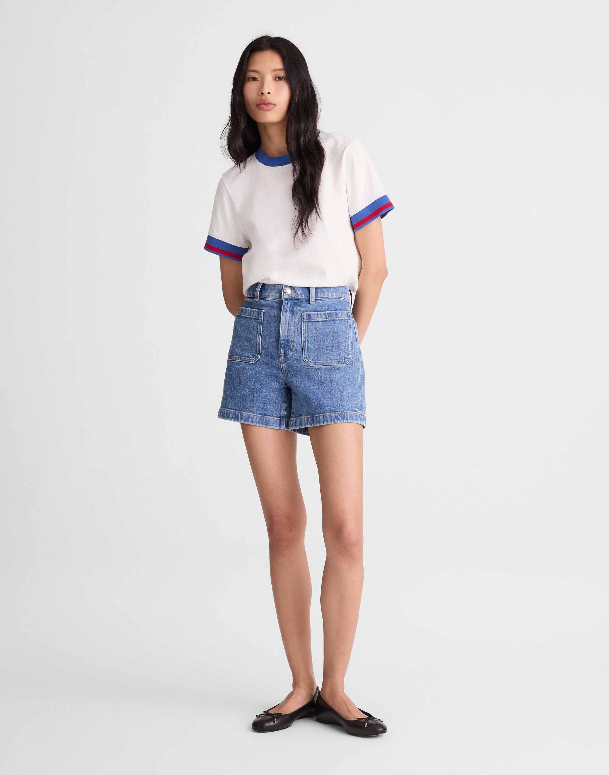 the emmy denim short