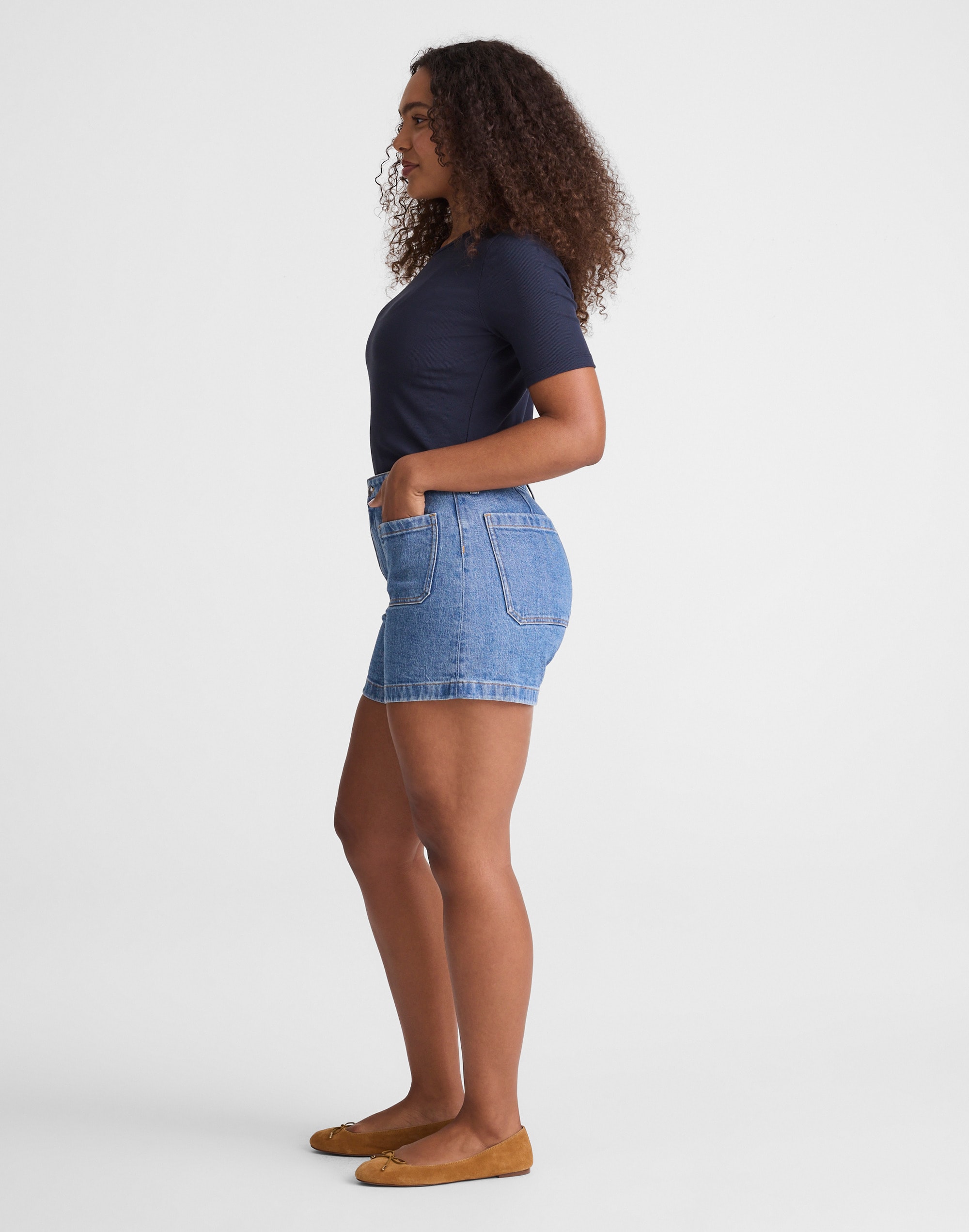 The Curvy Emmy Denim Short