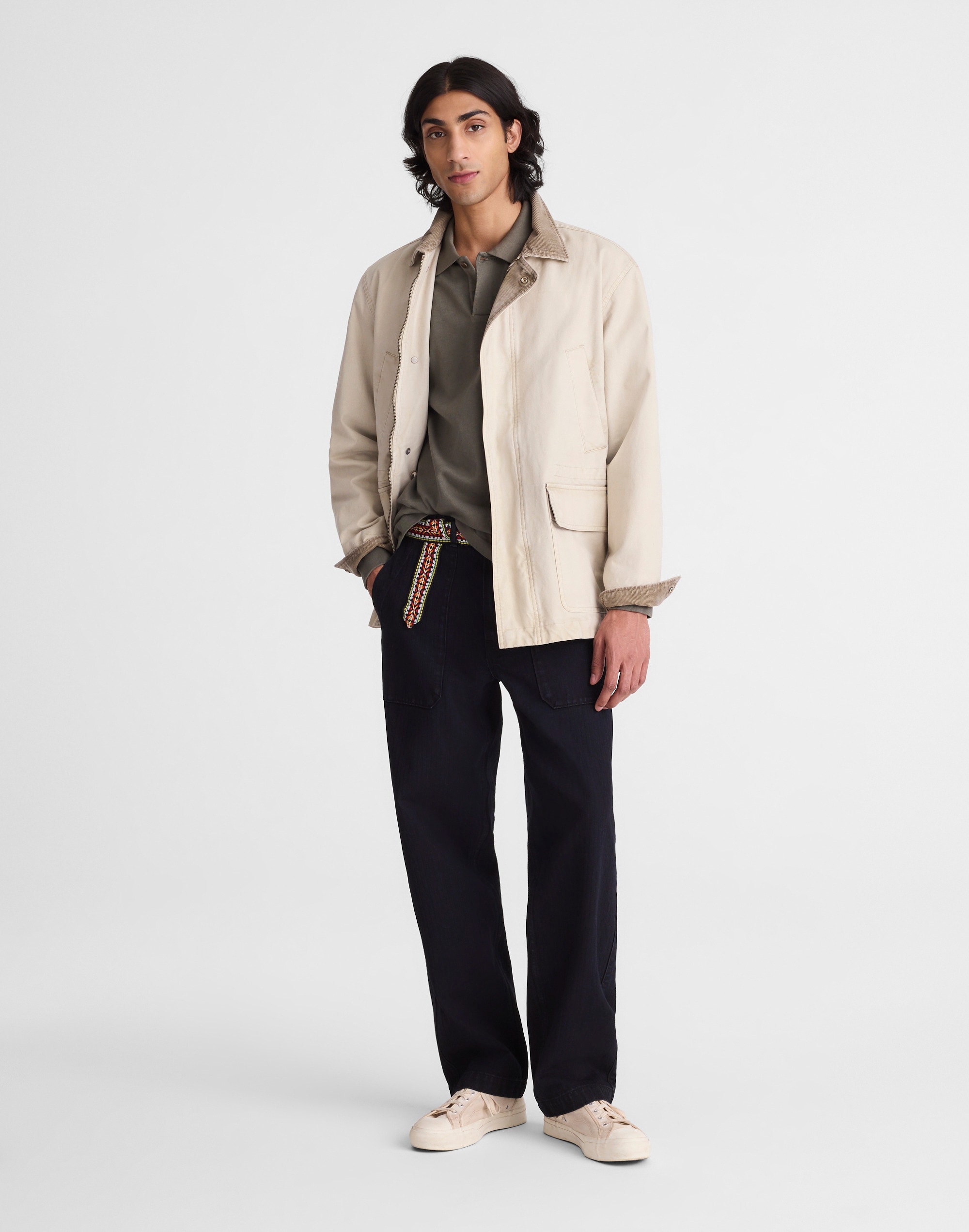 Field Jacket in Cotton Canvas