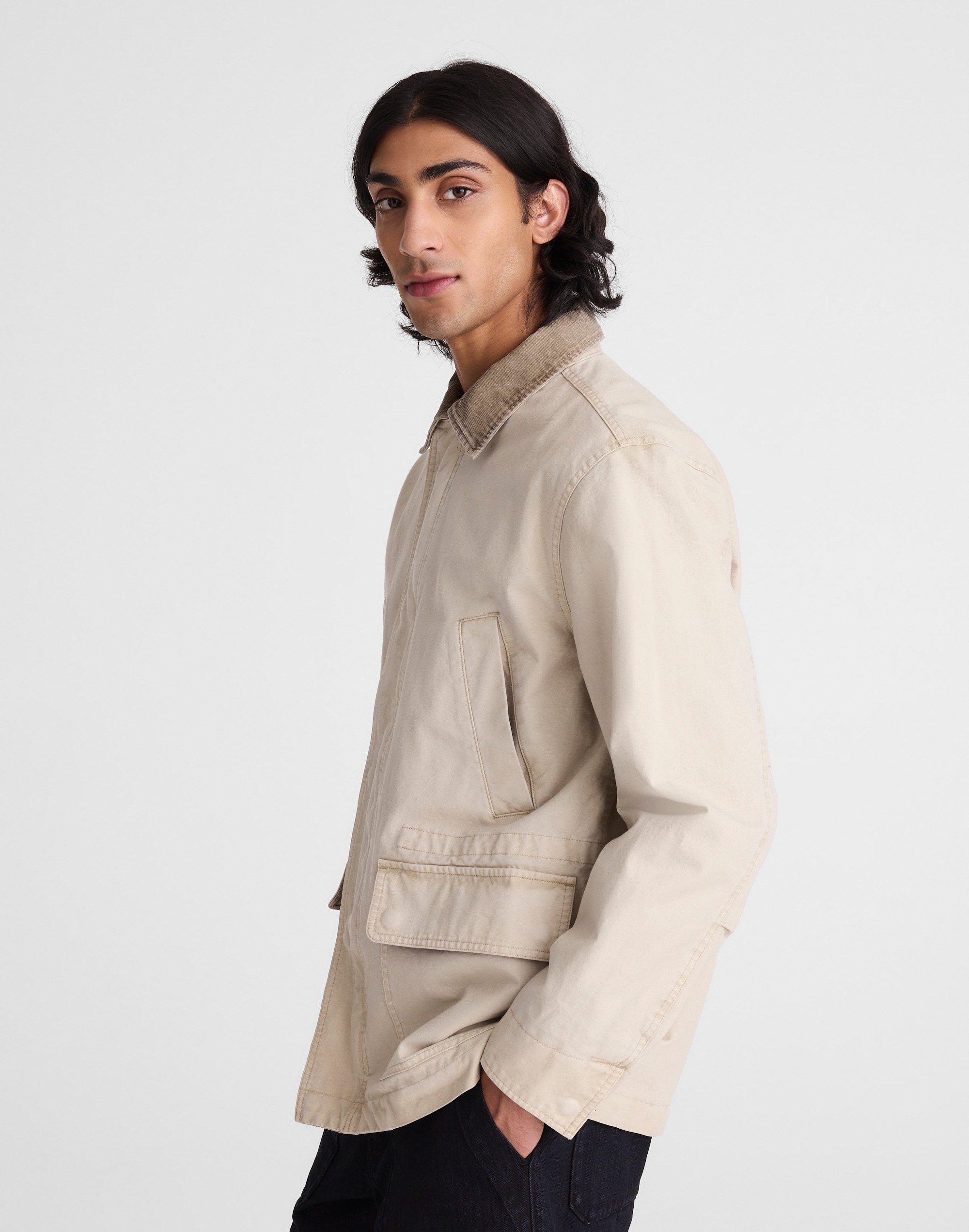 Field Jacket in Cotton Canvas